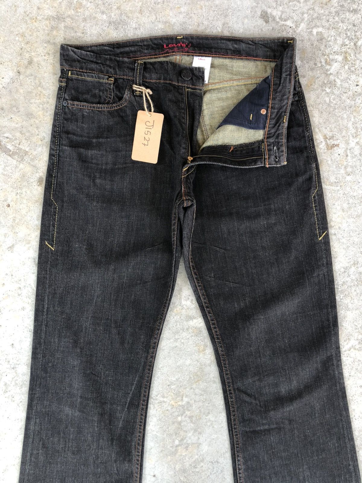 If Six Was Nine Y2k Levi’s Flared Jeans Low Boot Distressed Jeans Size US 33 - 3 Thumbnail