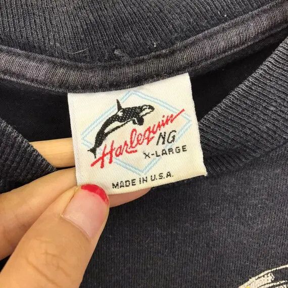 Vintage Vtg 80’ FLAMINGO HARLEQUIN PAINTING Art Bird Tee Shirt Size L / US 10 / IT 46 - 5 Thumbnail
