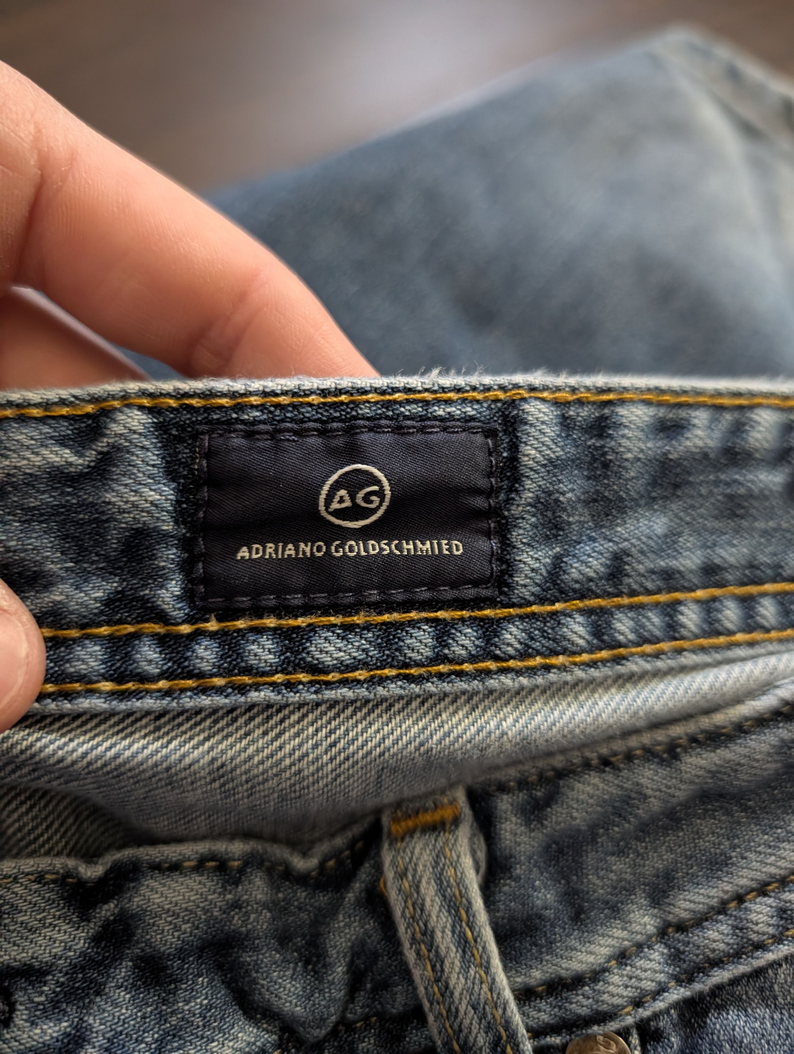 AG Adriano Goldschmied The Protege straight leg MiUSA blue denim jeans 38 Size US 38 / EU 54 - 10 Thumbnail