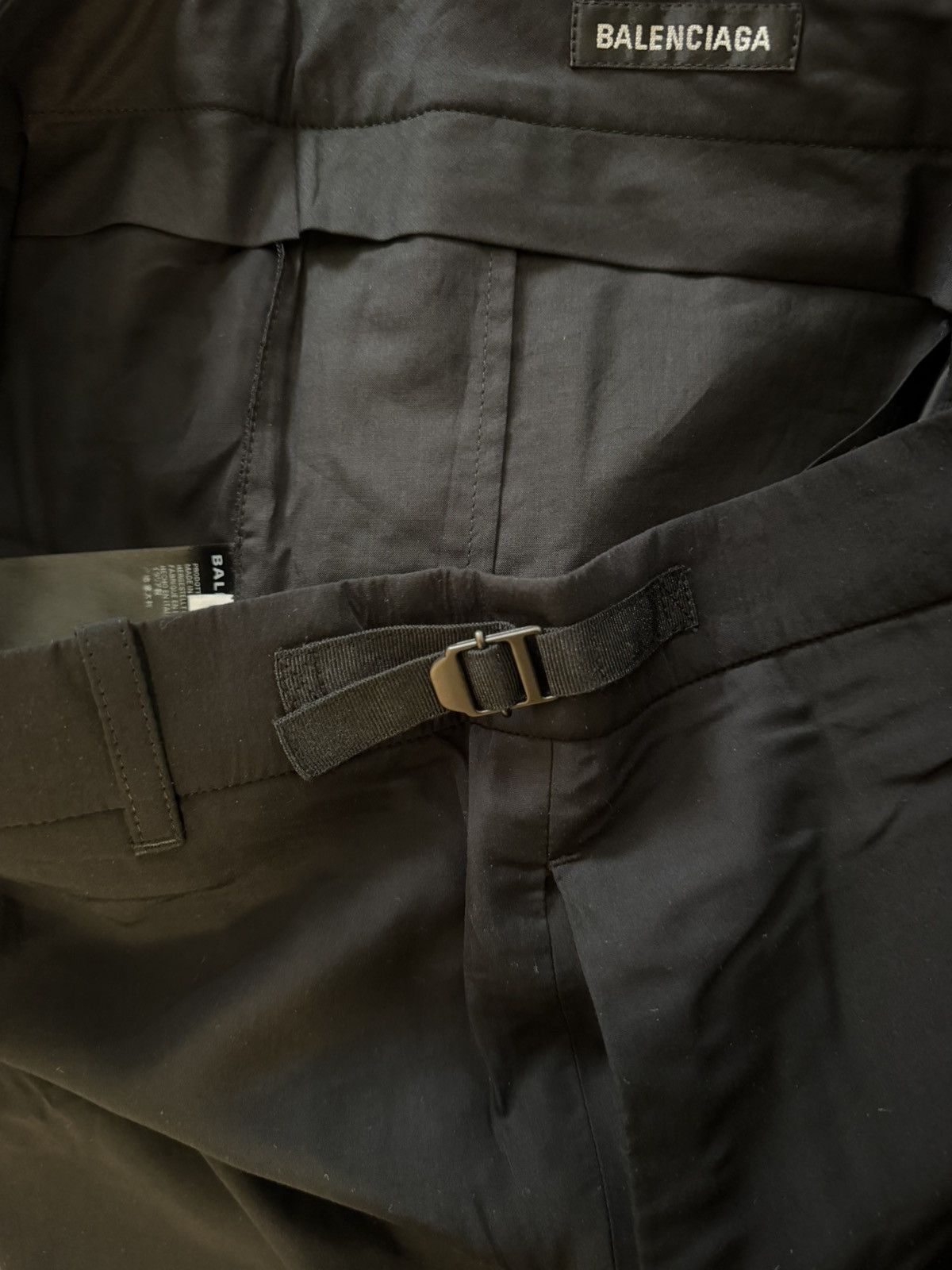 Balenciaga New Rare Fluid Poplin Adjustable Pant [48] fits 32-34 Size US 34 / EU 50 - 6 Thumbnail