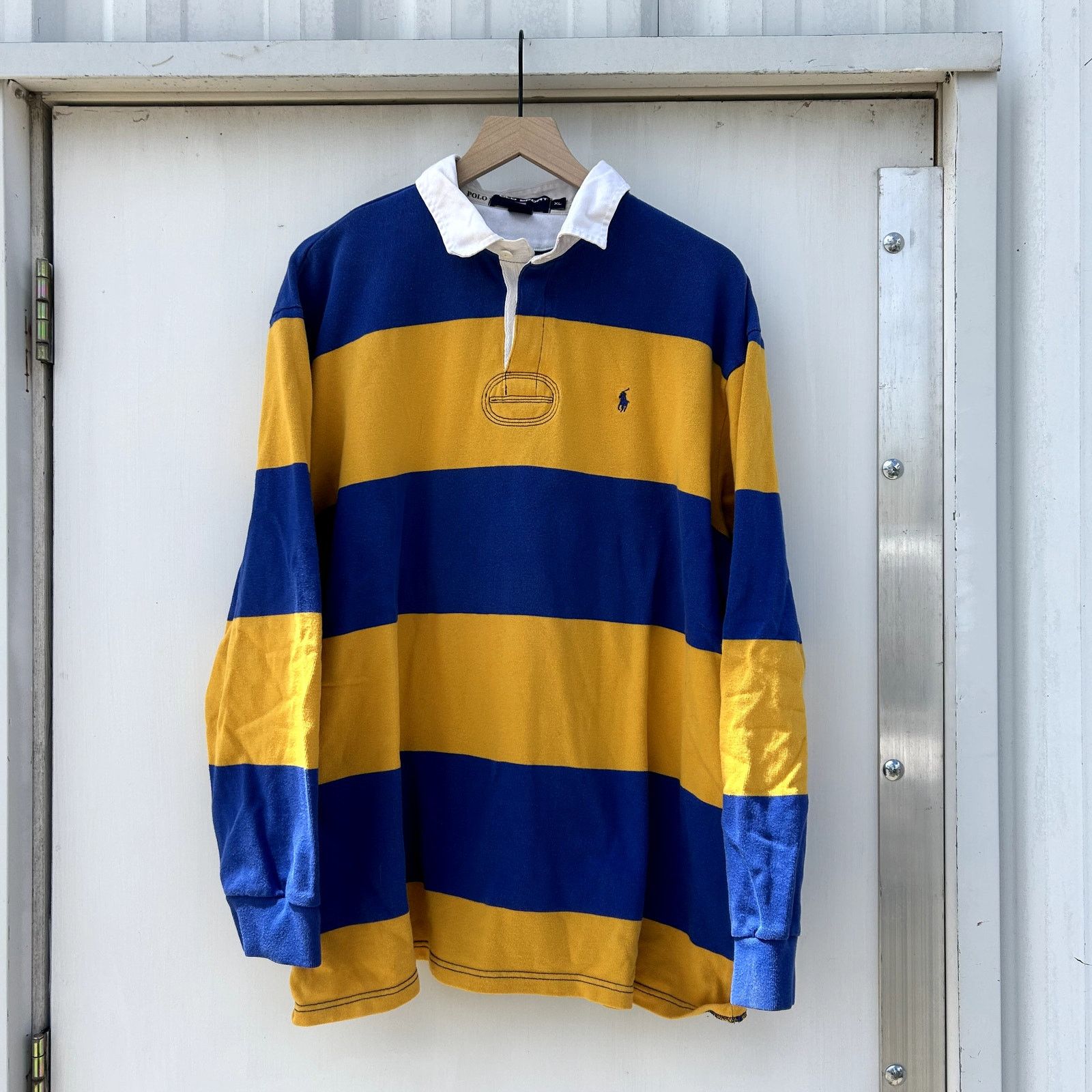 Polo Ralph Lauren Polo Sport Rugby Blue & Yellow XL Size US XL / EU 56 / 4 - 2 Thumbnail