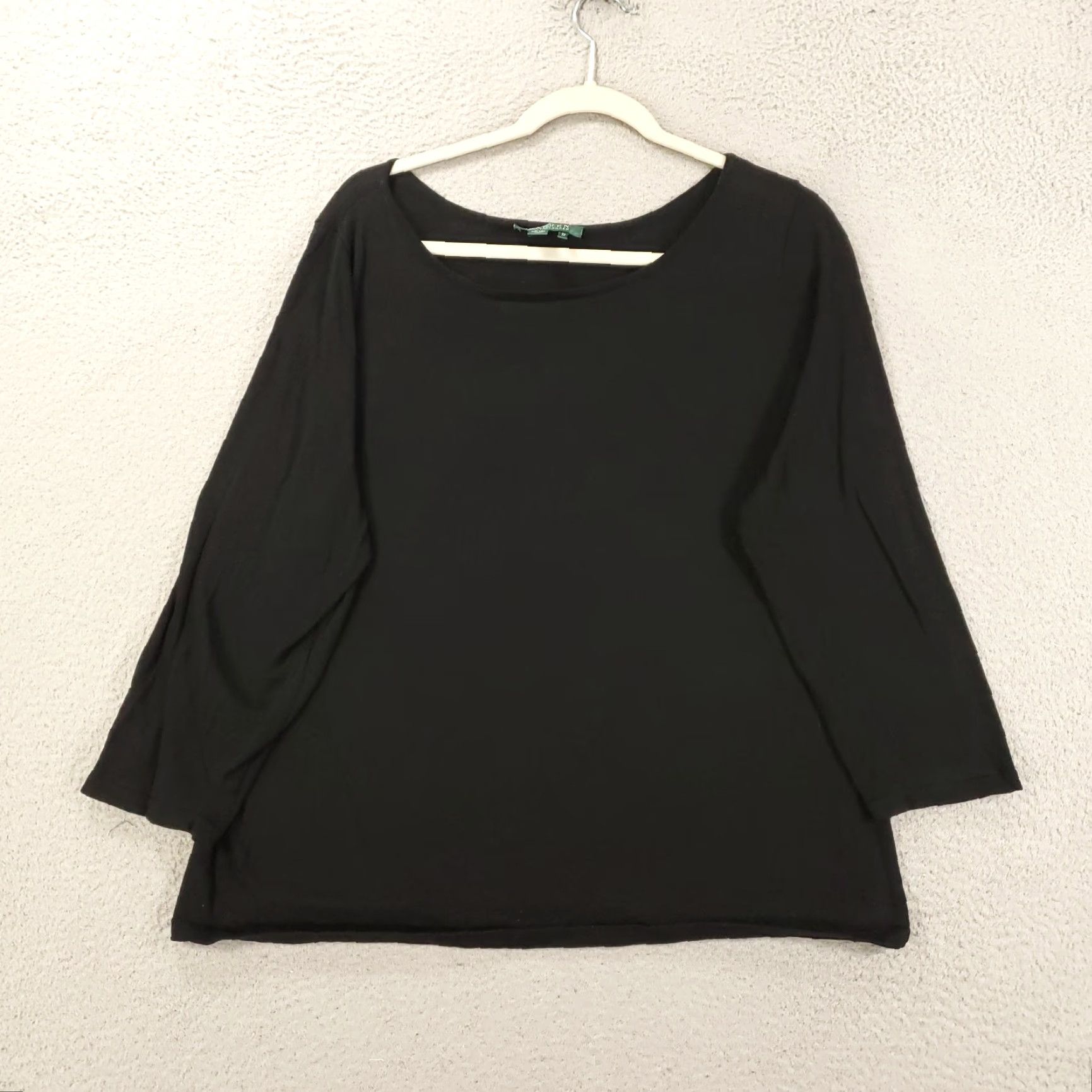 Ralph Lauren Lauren Ralph Lauren Top 2X Black Long Sleeve Pullover Womens Size XXL / US 16-18 / IT 52-54 - 2 Thumbnail