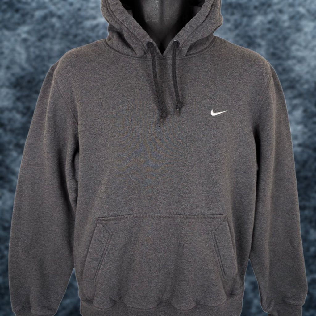 Nike Nike Small Swoosh Sweatshirt Hoodie Mens Size Medium Gray Pullover Streetwear Size US M / EU 48-50 / 2 - 1 Thumbnail