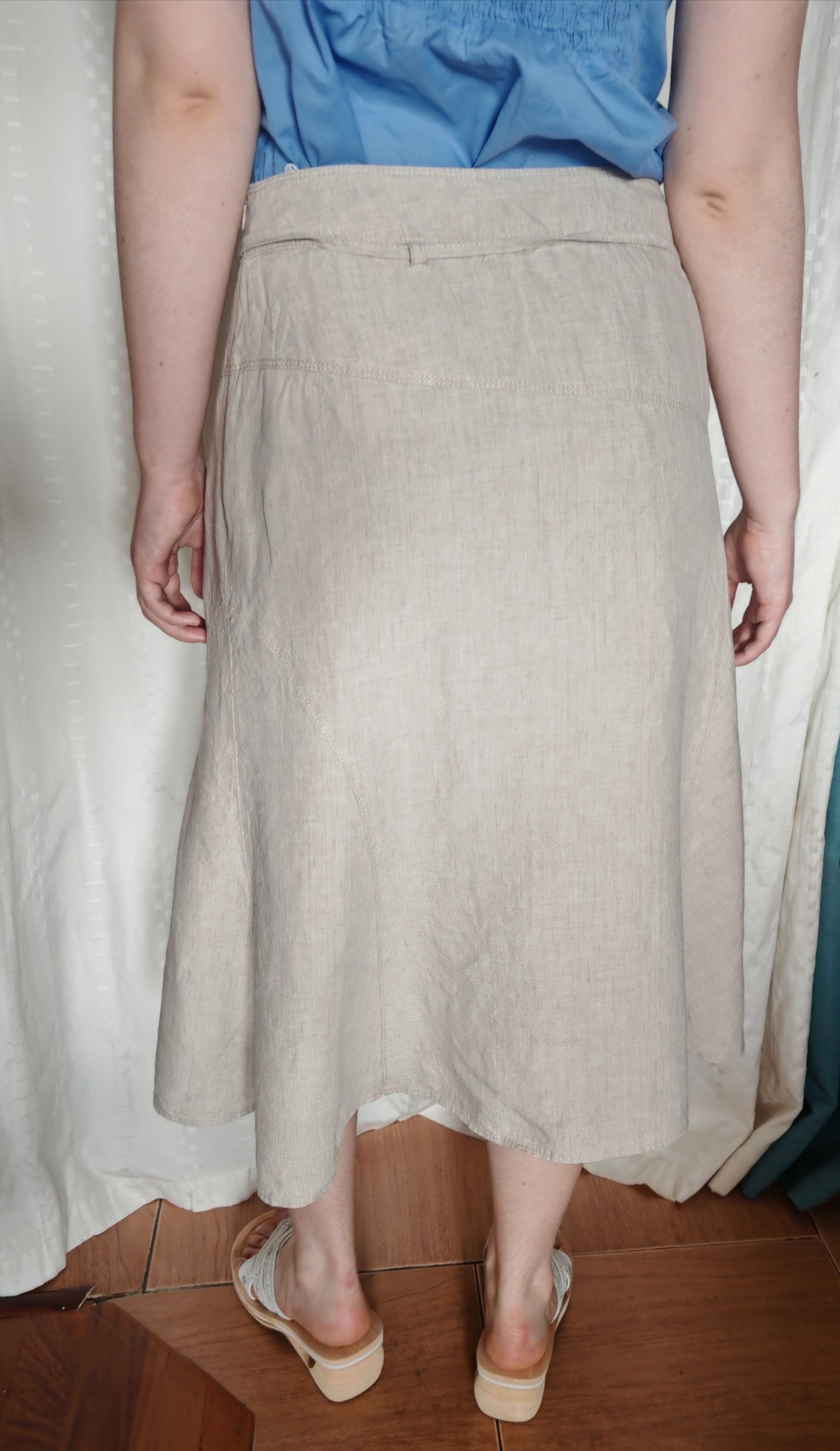 Gerry Weber Linen Midi A-line Gerry Weber Women's Skirt size USA16 GB20 Size 38" / US 16 / IT 52 - 5 Thumbnail