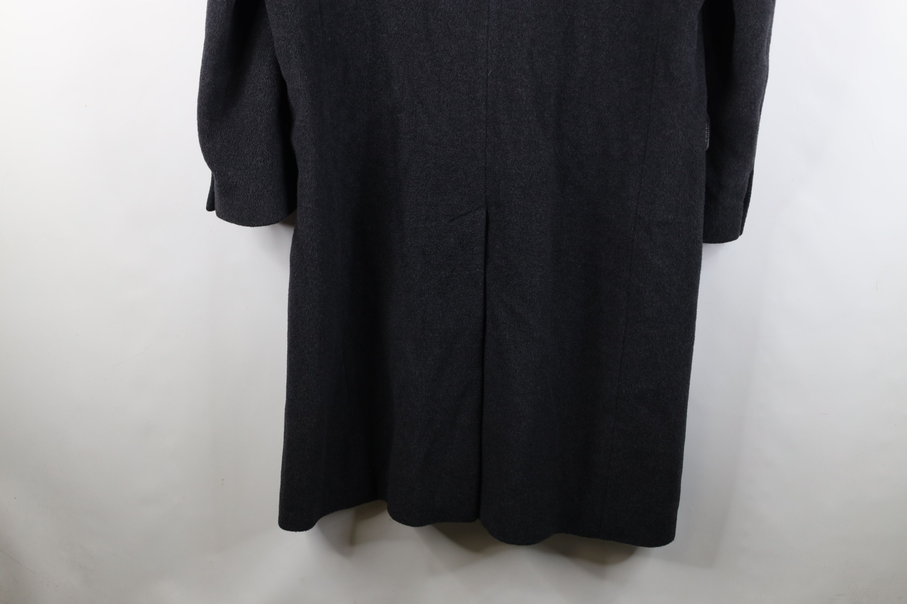Vintage Vintage 80s 90s Egon Von Furstenburg Overcoat Jacket Gray Size US XL / EU 56 / 4 - 14 Thumbnail