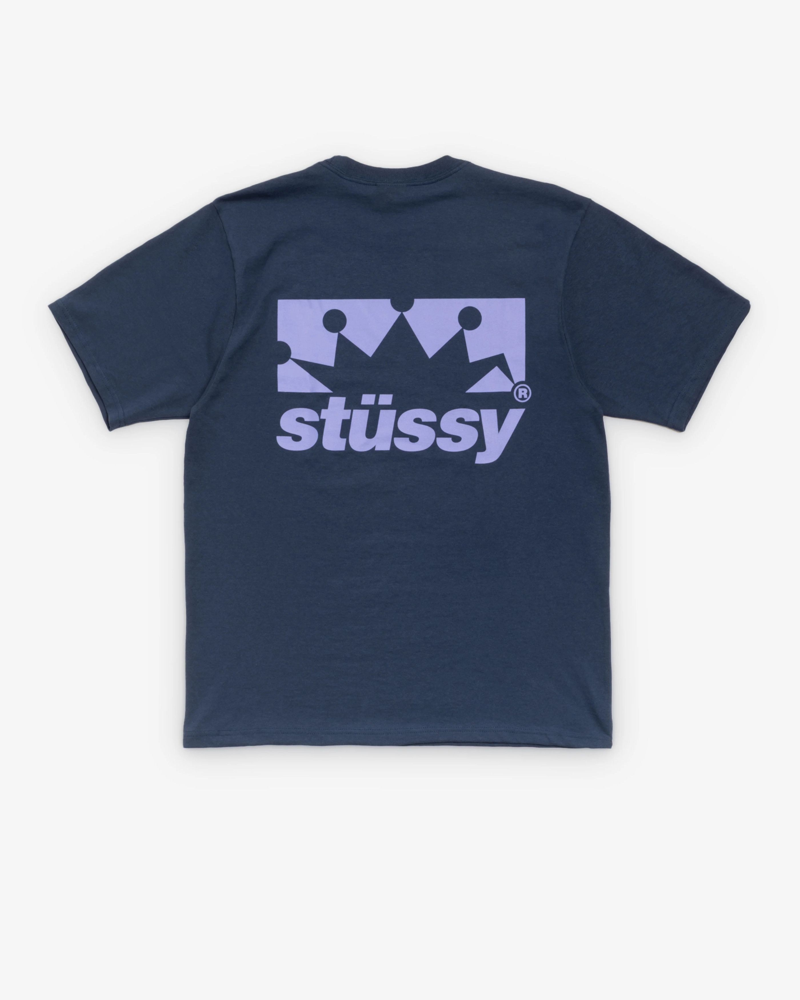 Streetwear × Stussy Stussy Honolulu Exclusive Navy Blue T-Shirt Sz