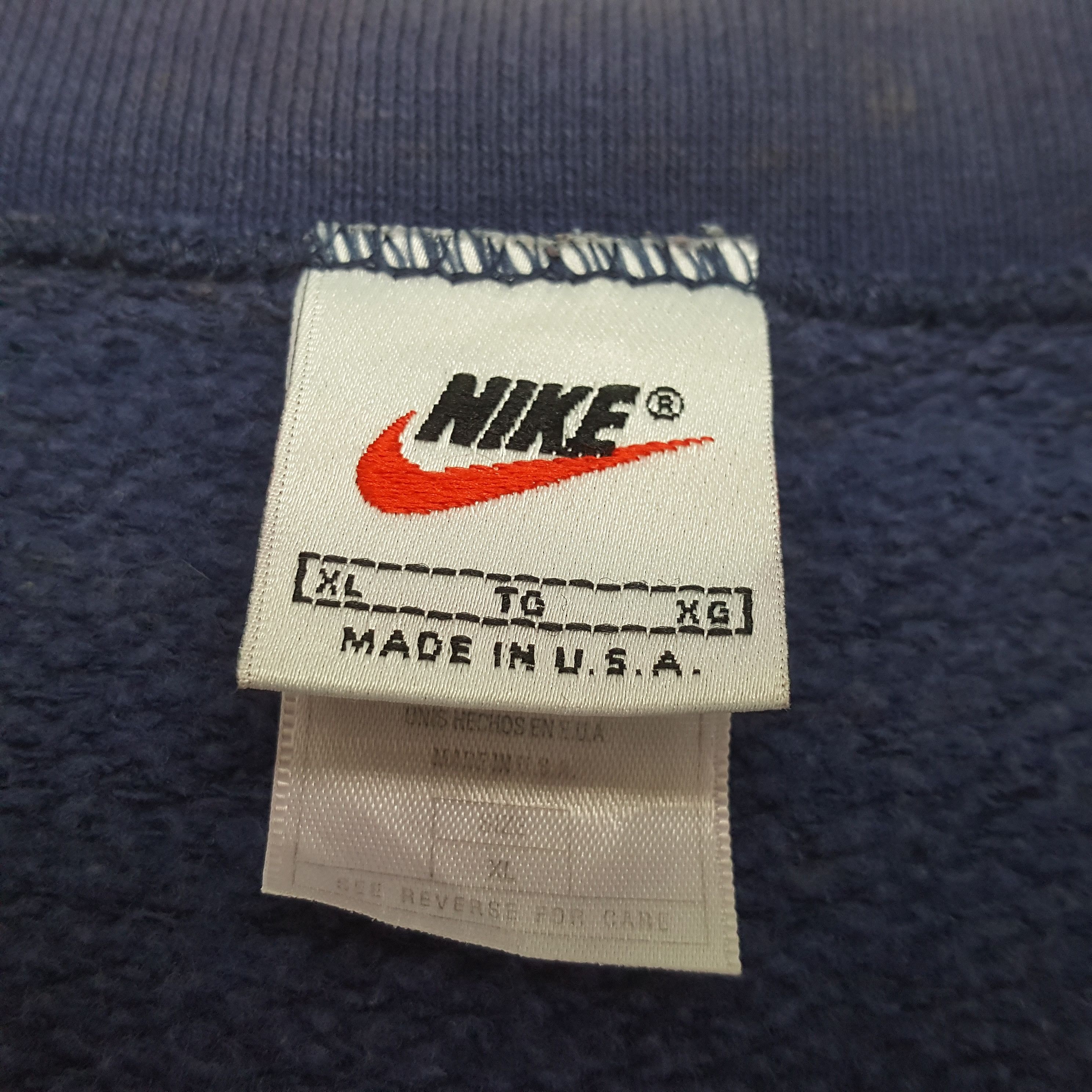 Nike × Vintage Vintage NIKE Swoosh Design Sportswear Sweatshirt C291N15 Size US XXL / EU 58 / 5 - 4 Thumbnail