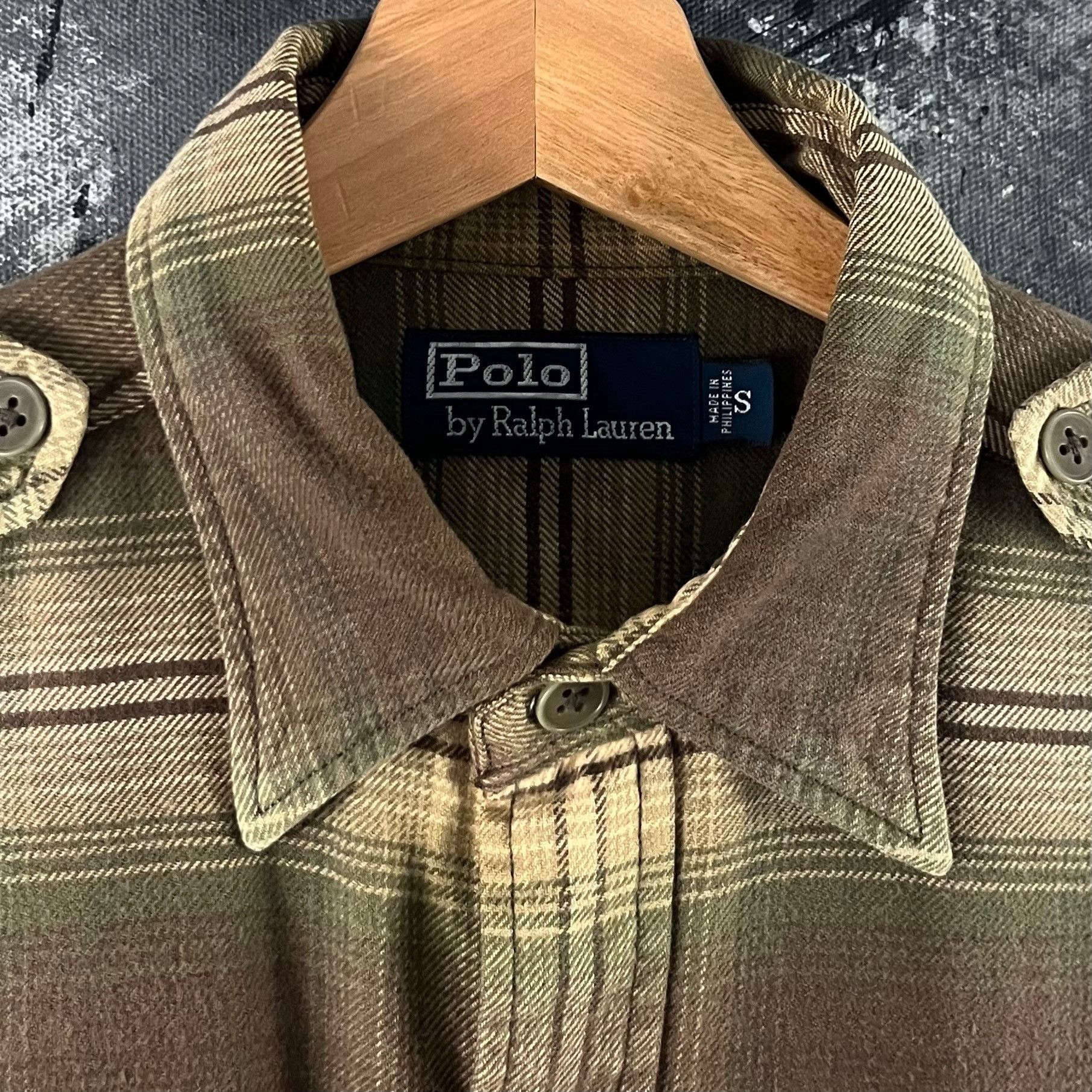 Polo Ralph Lauren × Vintage Vintage 90’s Polo plaid shirt Size US M / EU 48-50 / 2 - 3 Thumbnail