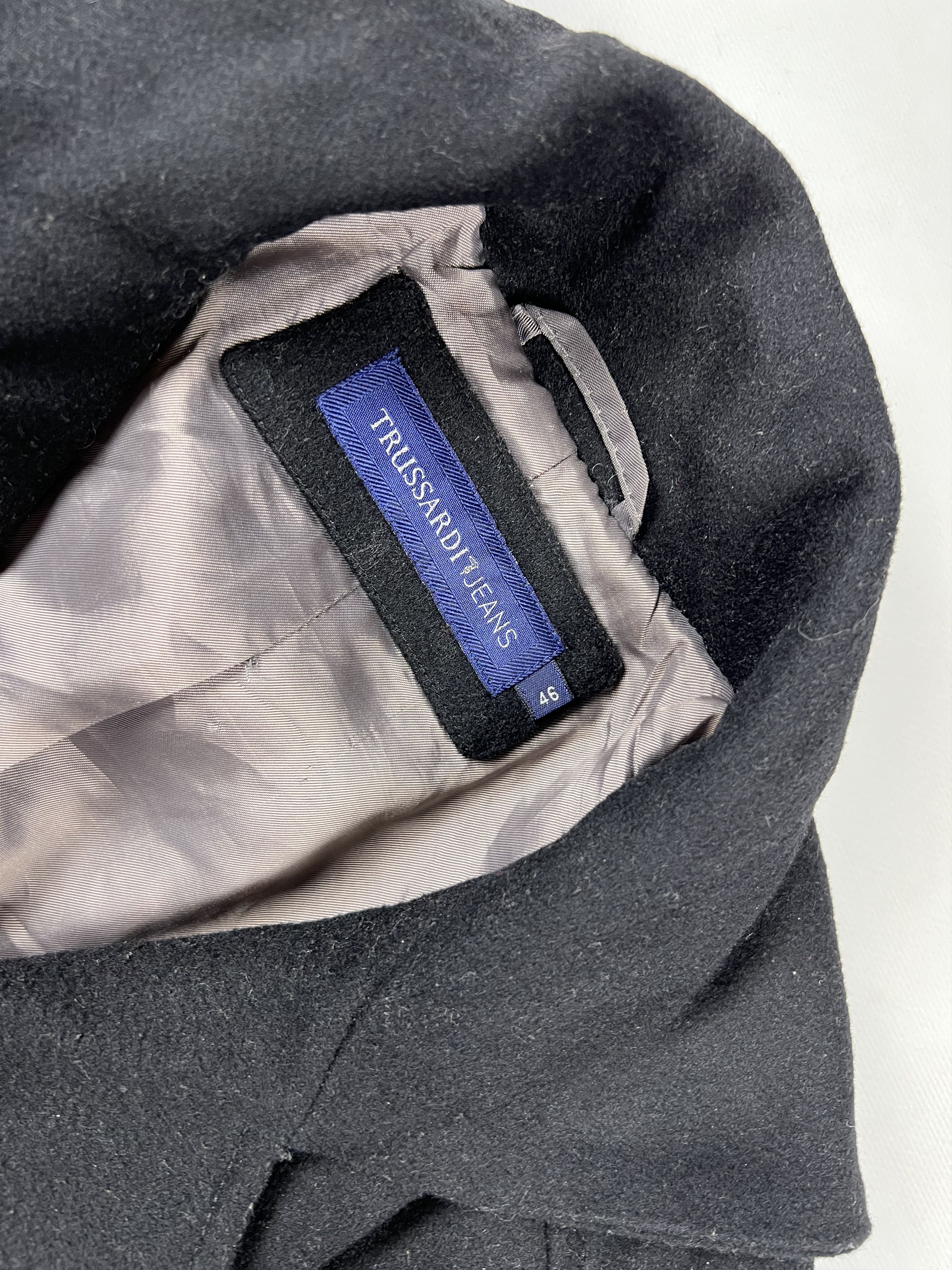 Trussardi Trussardi wool coat 46 Size L / US 10 / IT 46 - 2 Thumbnail