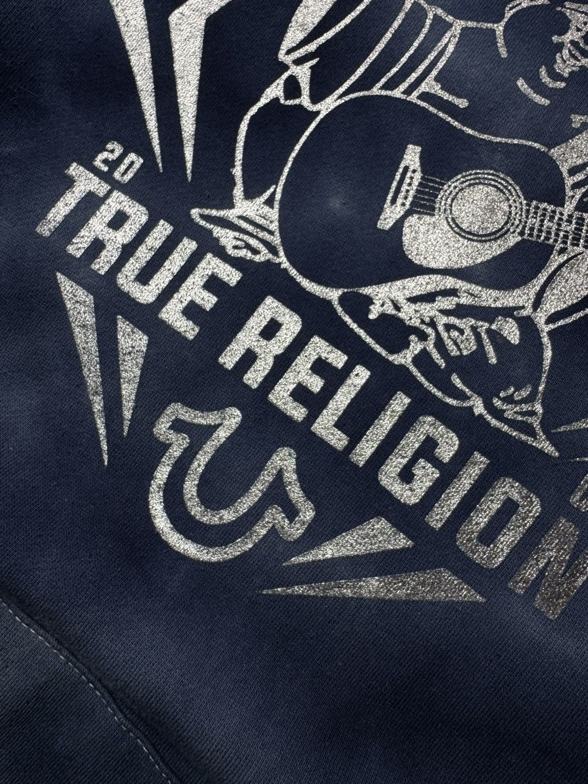Japanese Brand × True Religion × Vintage True Religion Big Logo Blue Budda Tie Dye Hoodie Vintage Size US XL / EU 56 / 4 - 6 Thumbnail