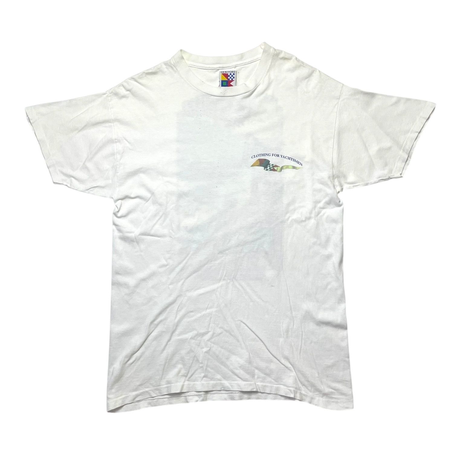 Other Vintage 90s Newport Blue Single Stitch Tee Size US M / EU 48-50 / 2 - 2 Thumbnail