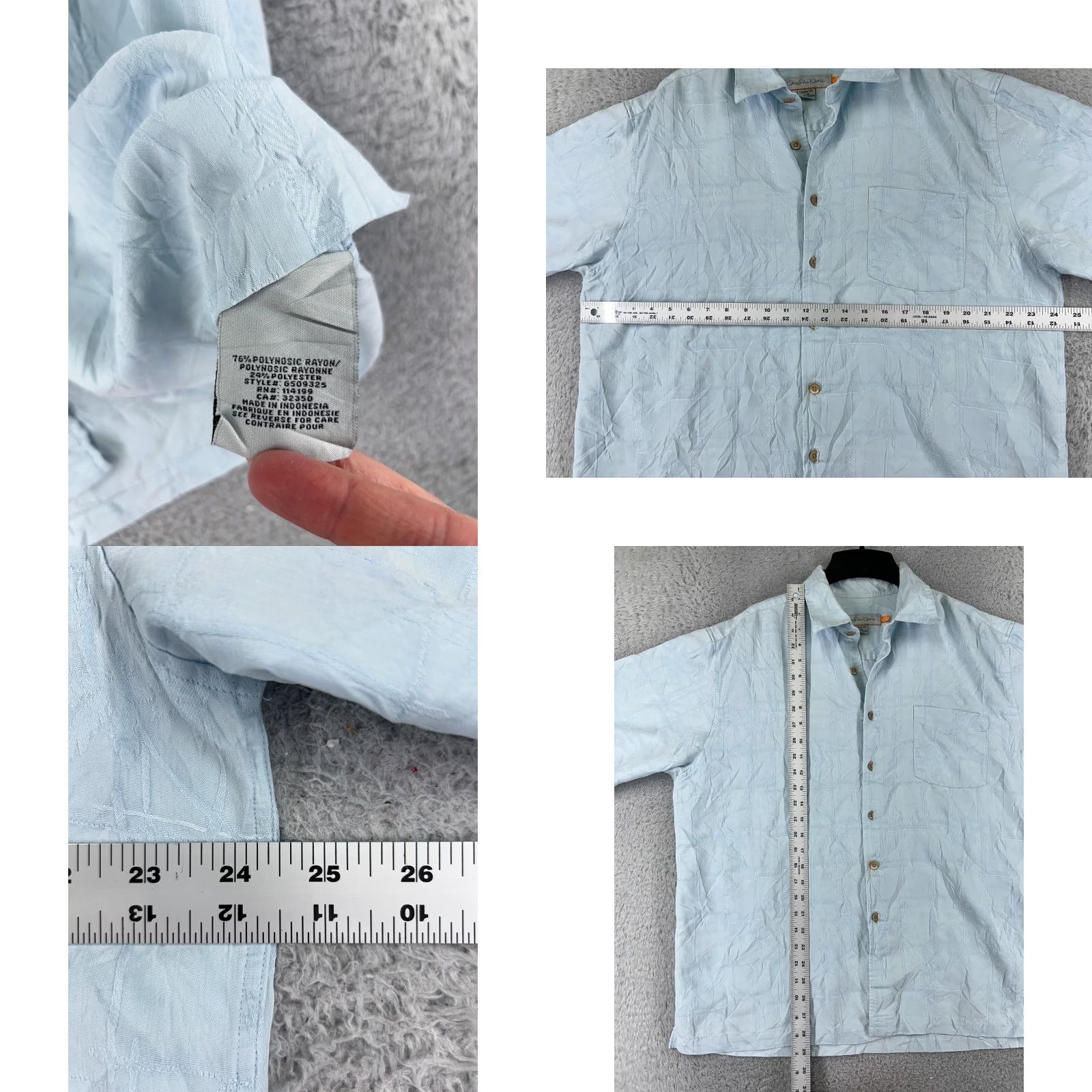 Quiksilver Quiksilver Shirt Mens Large Blue Button Up Edition Rayon Blend Hawaiian Pocket Size US L / EU 52-54 / 3 - 8 Thumbnail