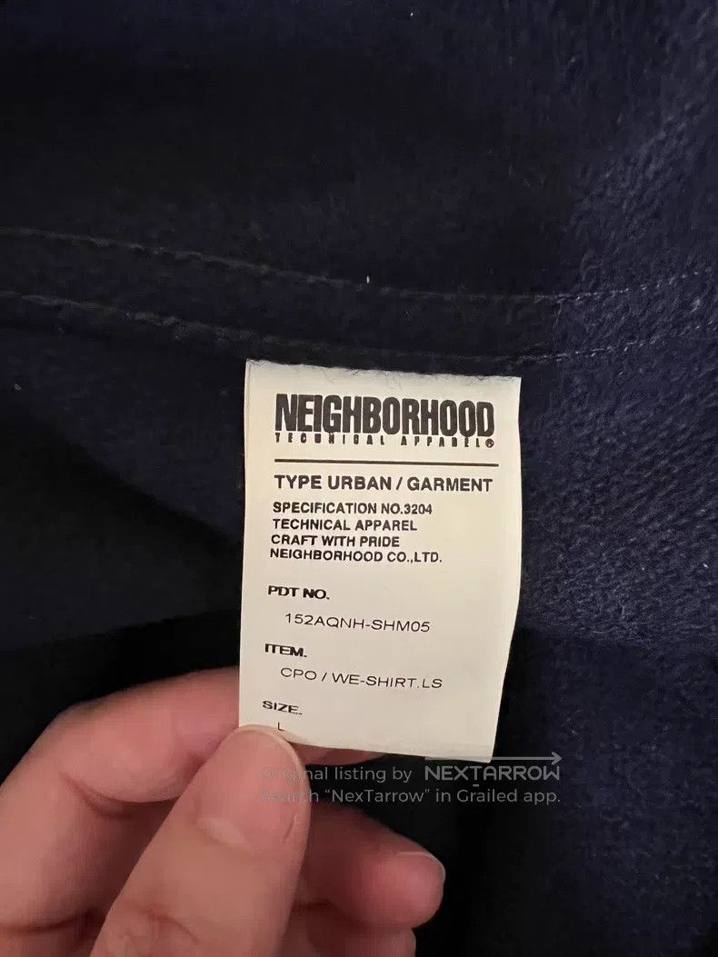 Neighborhood Neighborhood Wool Shirt, Dark Blue Size US L / EU 52-54 / 3 - 4 Thumbnail