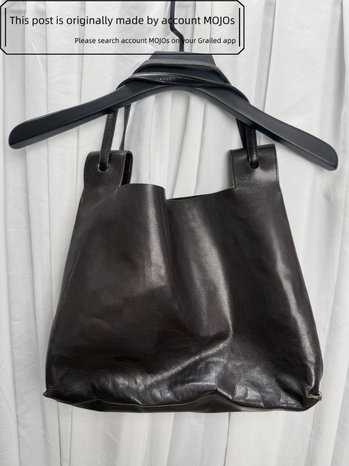 Yohji Yamamoto Yohji Yamamoto Y’s Leather Tote Bag mojos14383272026 Size ONE SIZE - 5 Thumbnail