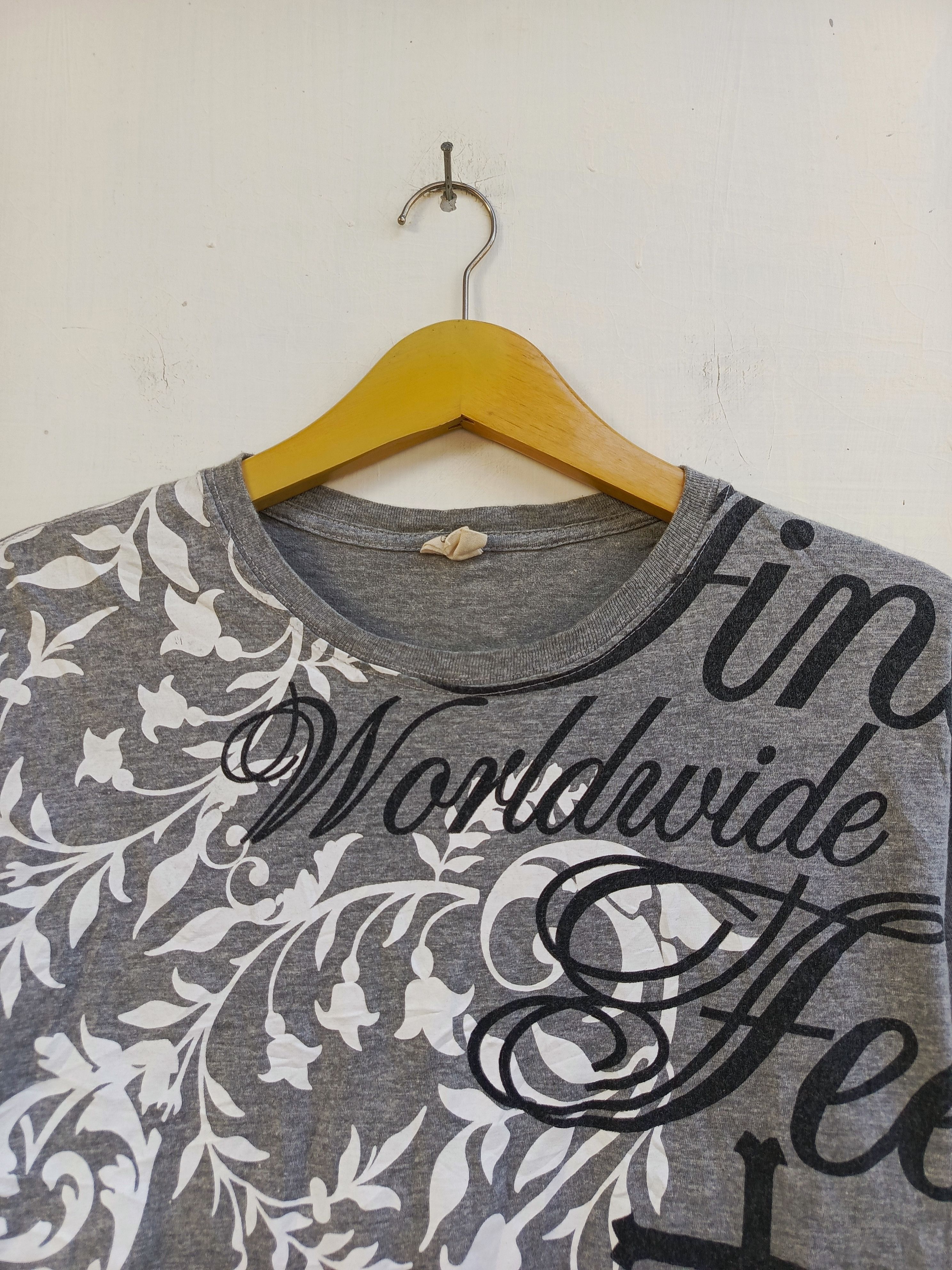 Japanese Brand Free beat Spiritual Cross Graphic Tee NVMBER17 Size US M / EU 48-50 / 2 - 2 Thumbnail