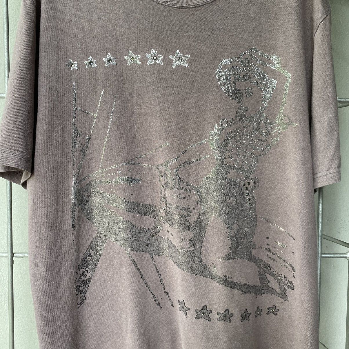 Katharine Hamnett London Katharine Hamnett London Mauve Graphic Print T-Shirt Size US L / EU 52-54 / 3 - 5 Thumbnail