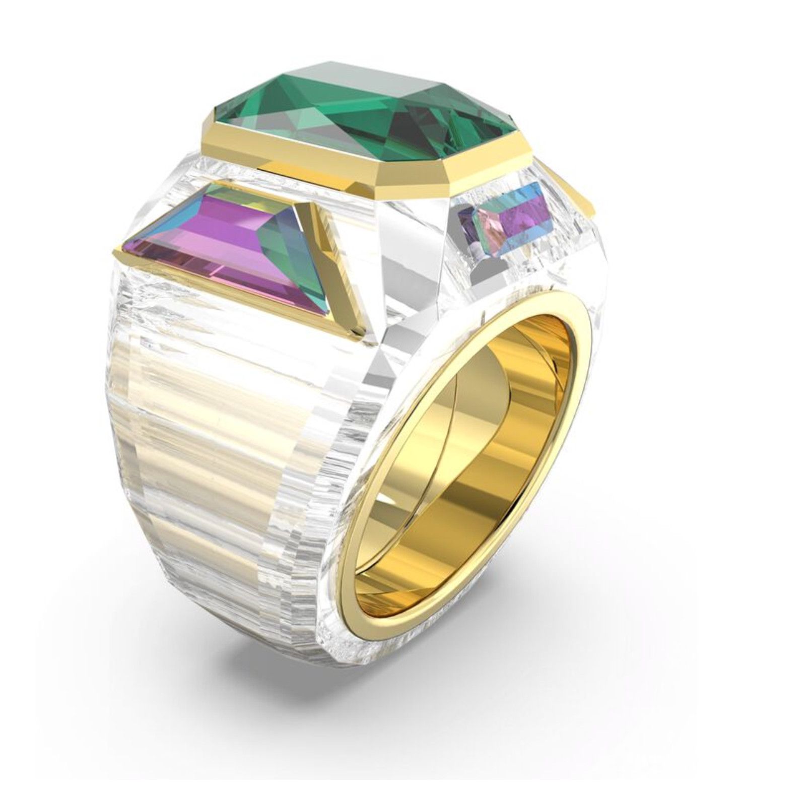 Swarovski Swarovski Chroma cocktail ring Green, EUR 58 USA 8 Size ONE SIZE - 3 Thumbnail