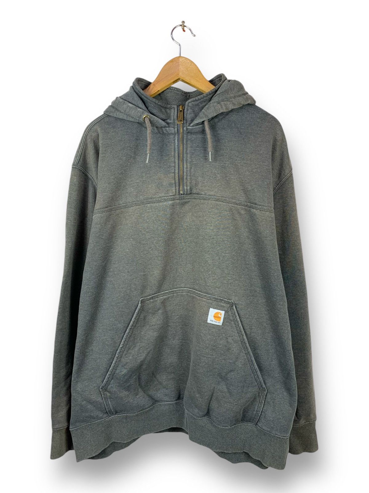 Offer! Carhartt Half Zipper Rain Defender Hoodie Sweater