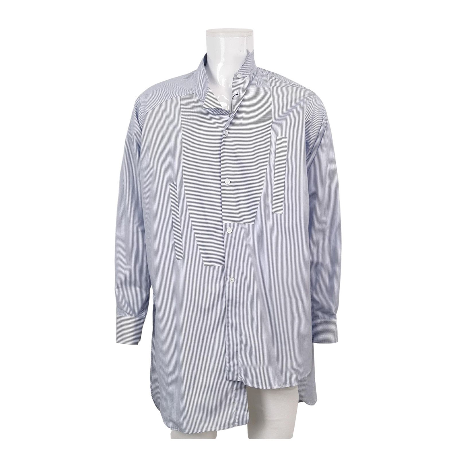Loewe Loewe Striped Paneled Long Sleeve Shirt Size S Size US S / EU 44-46 / 1 - 1 Thumbnail