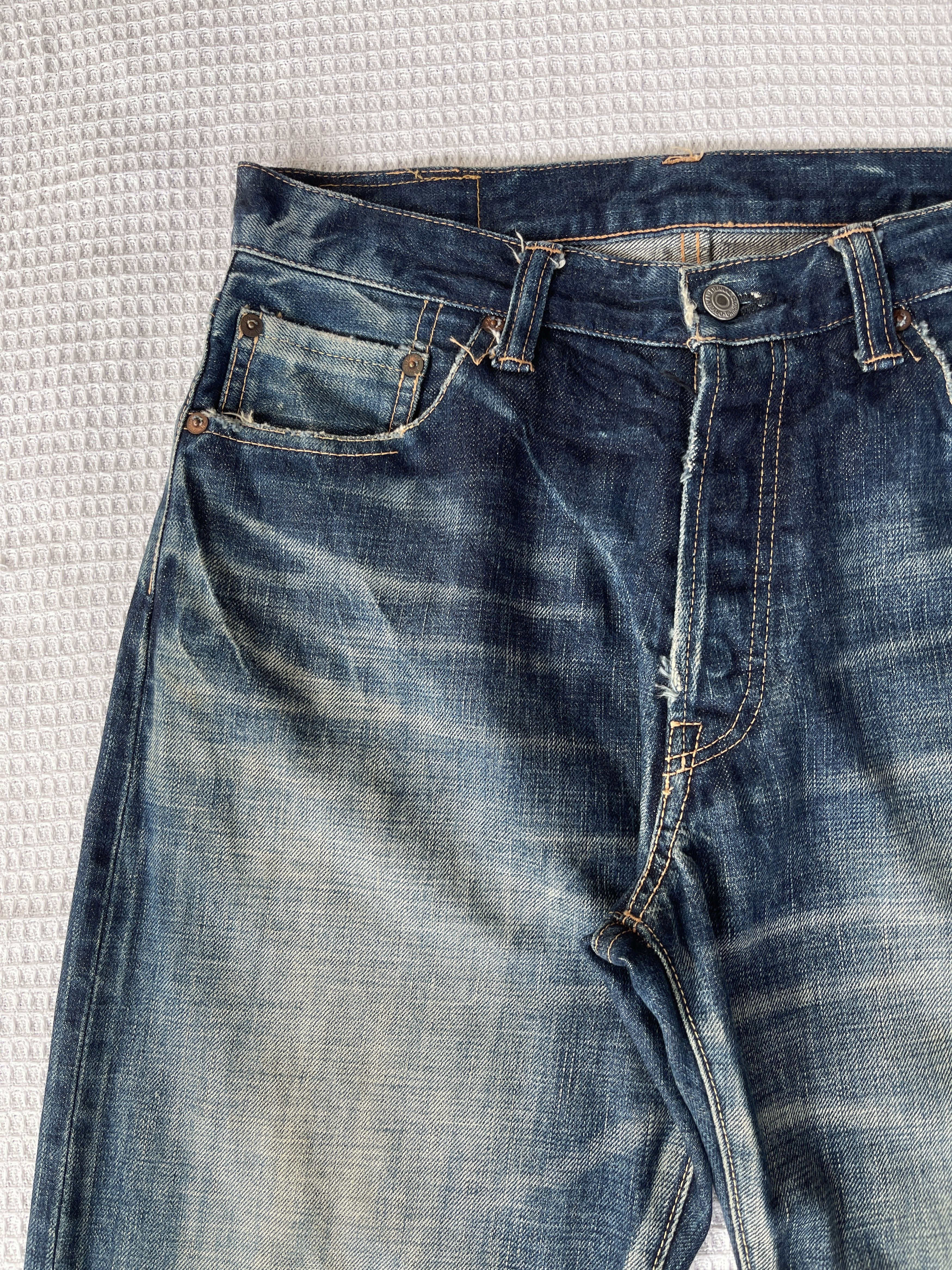 Eternal Last Drop🔥Rare🔥Vintage ETERNAL JAPAN Selvedge Denim Jeans Size US 31 - 11 Thumbnail