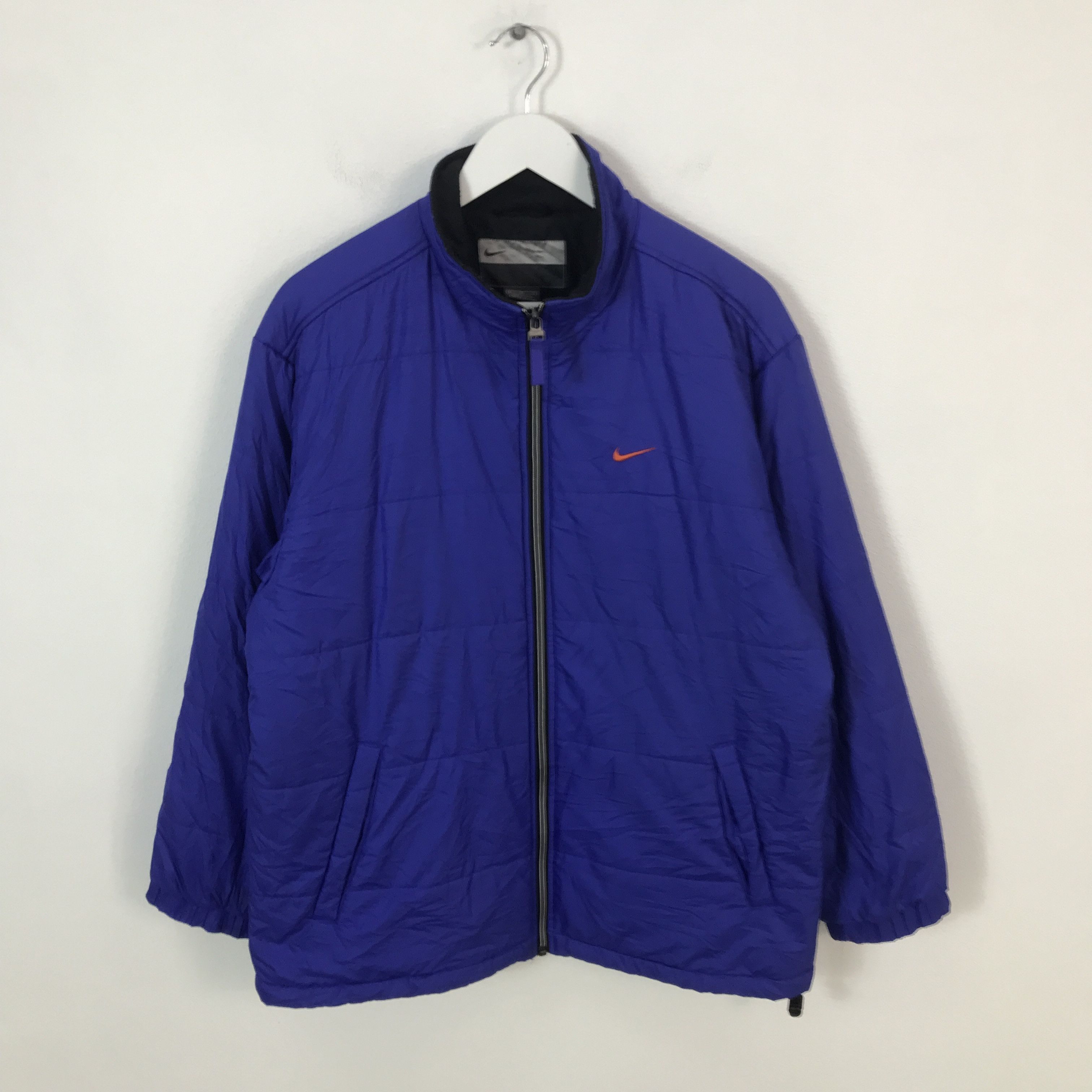 Nike Vintage 90s Nike Blue jacket Size US M / EU 48-50 / 2 - 1 Thumbnail