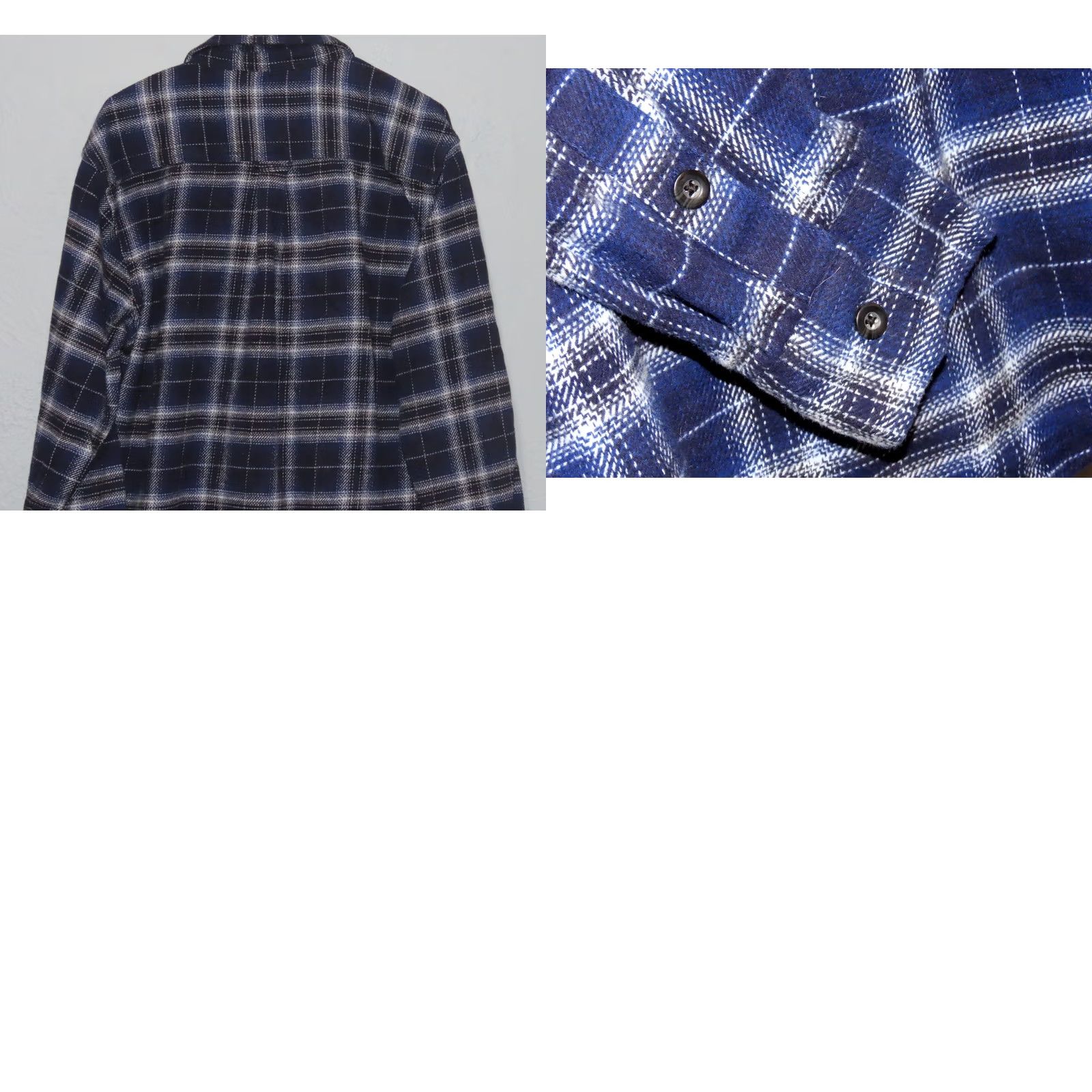 Vintage Woolrich Brawny Shirt Shacket Woolrich Mens Large Blue Plaid Flannel Heavy Button-Up Shirt Shacket Size US L / EU 52-54 / 3 - 9 Thumbnail