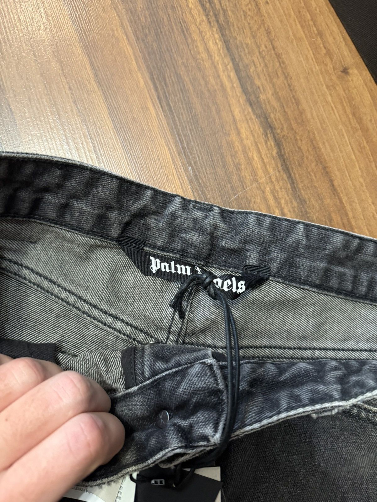 Palm Angels Palm Angels Jeans Back Logo Grey Size US 32 / EU 48 - 4 Thumbnail