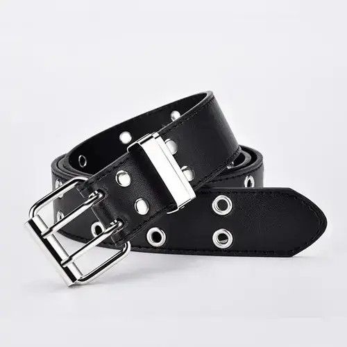 Other Double Pin Buckle Style Belt with chain Size ONE SIZE - 4 Thumbnail