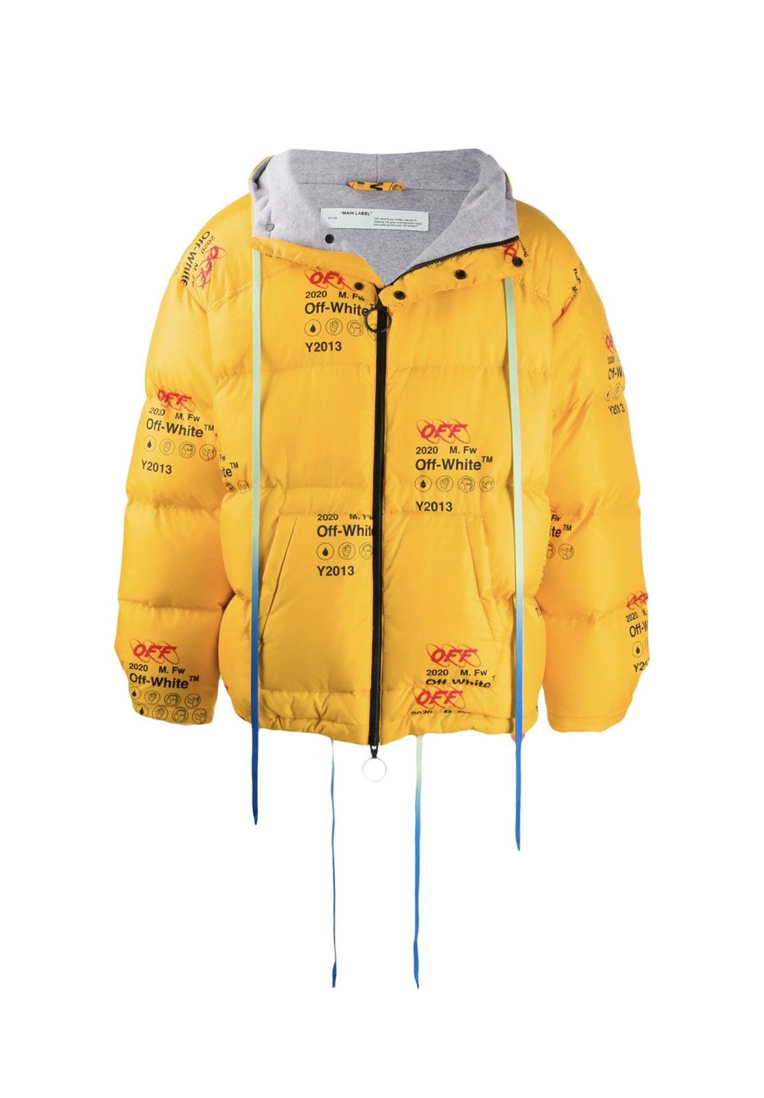 Off-White Off-White Industrial zipped puffer Size US S / EU 44-46 / 1 - 1 Thumbnail