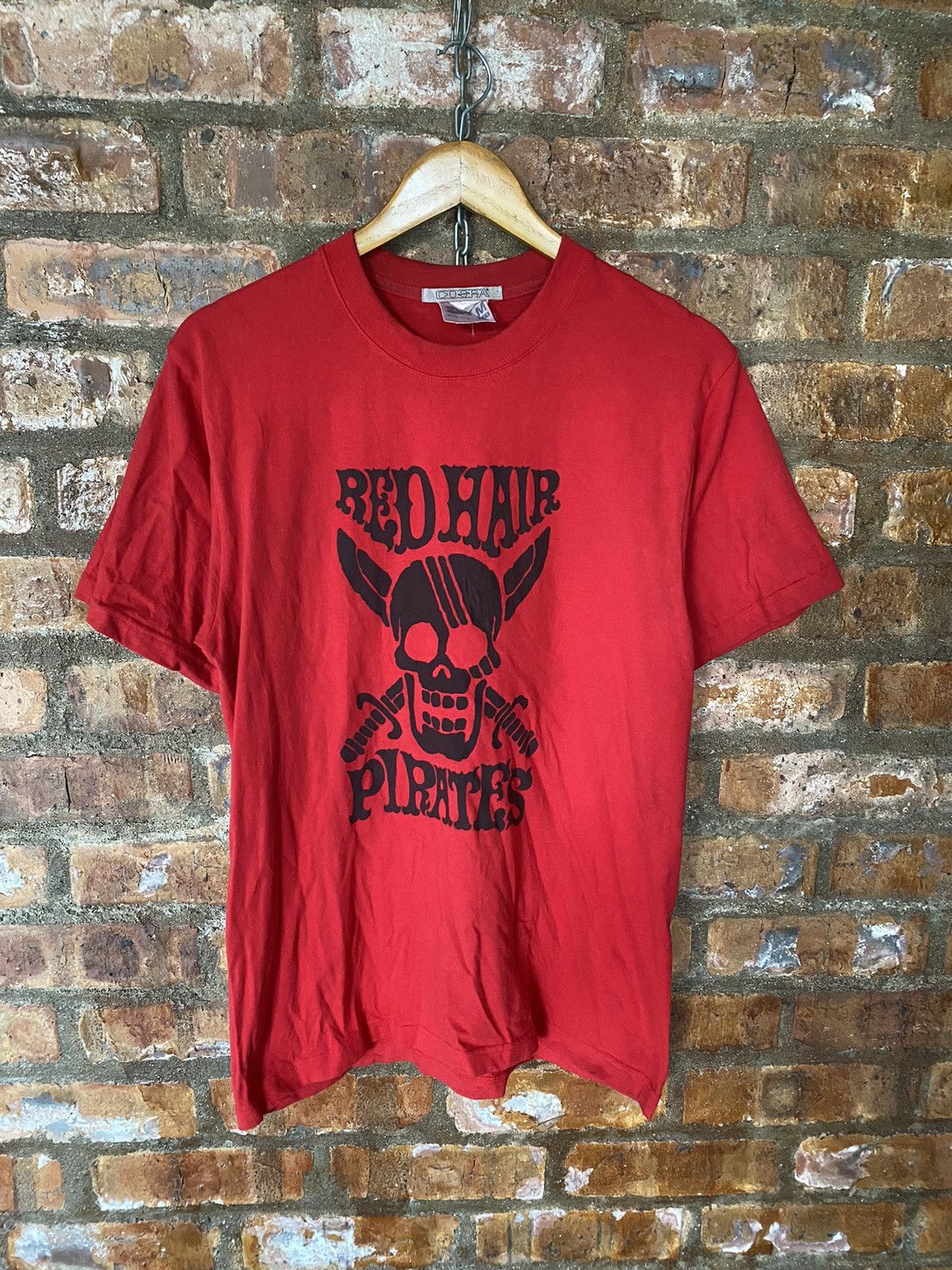 Anime 1990s COSPA one piece Red Hair Pirate tee Size US M / EU 48-50 / 2 - 2 Thumbnail