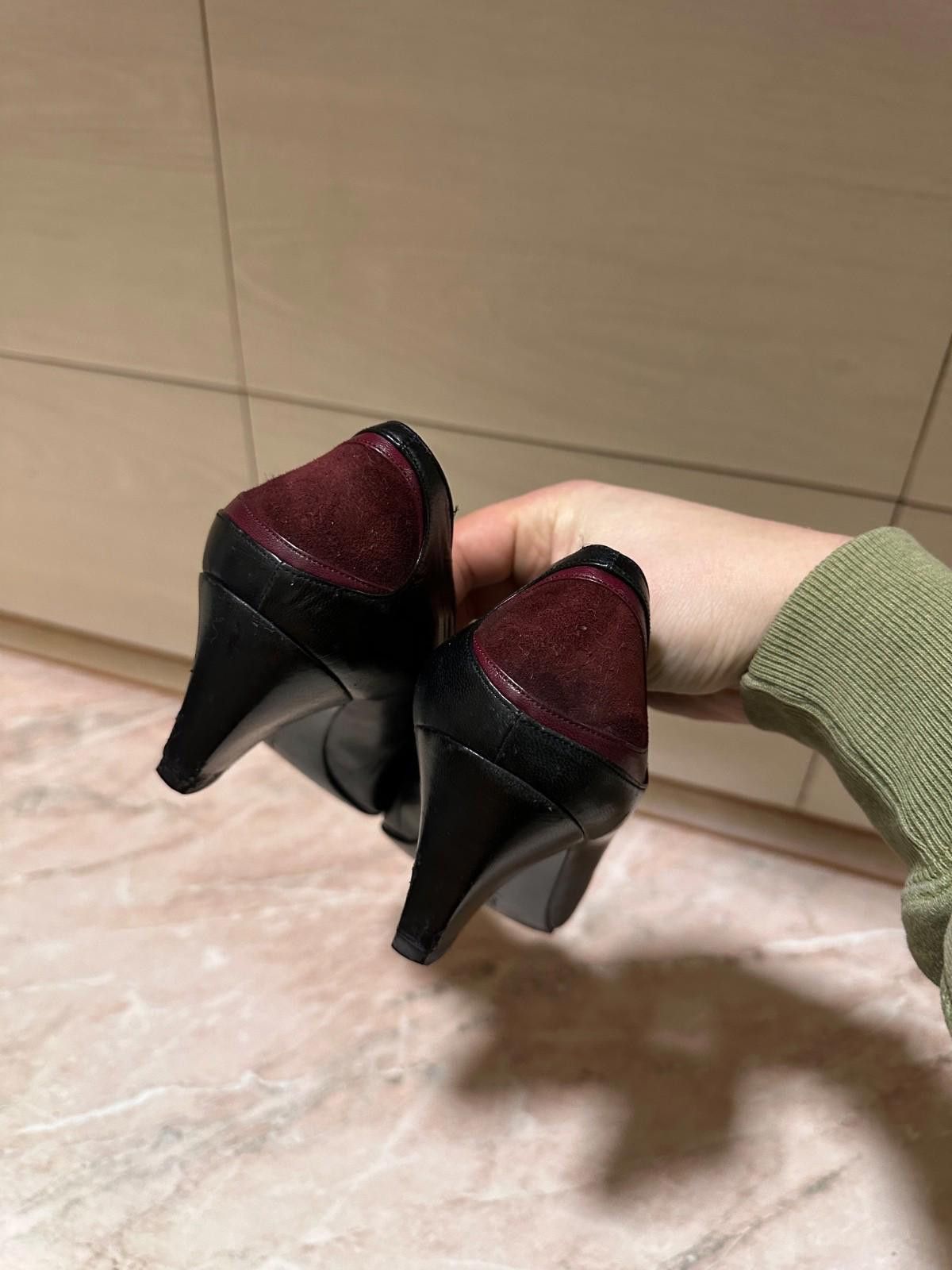 Thierry Mugler Thierry Mugler Vintage 80s Womens Leather Heels Shoes 39.5 Size US 9.5 / IT 39.5 - 6 Thumbnail