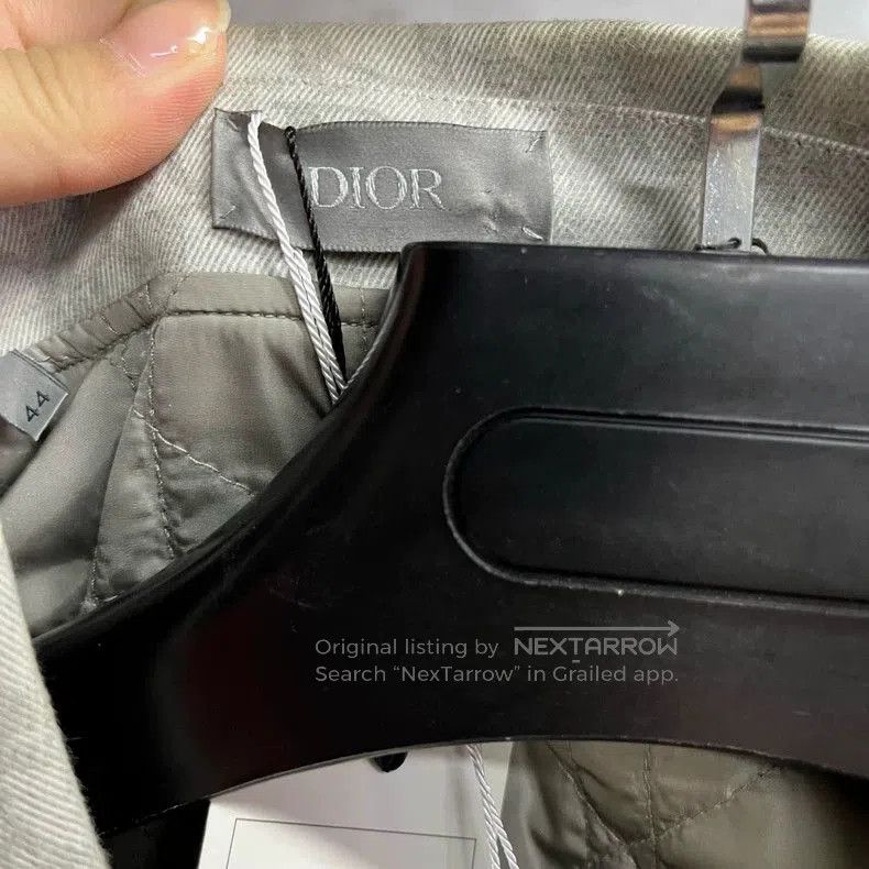 Dior Dior Gray Long Sleeve Printed Shirt. Size US XL / EU 56 / 4 - 3 Thumbnail