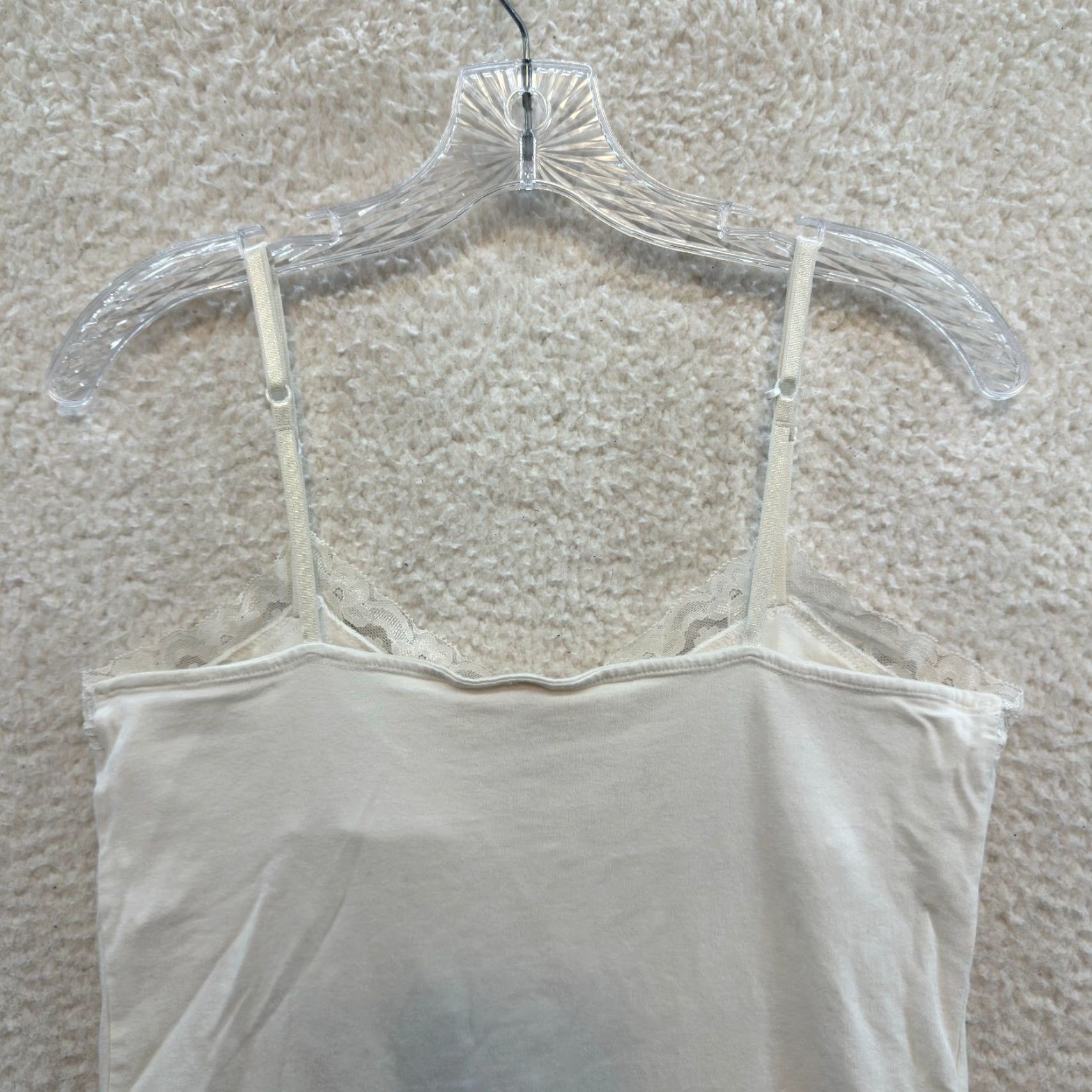 Vintage Y2K Vintage No Boundaries Camisole Tank Top White Lace Grunge Boho Fairy Large L Shirt Womens Size L / US 10 / IT 46 - 4 Thumbnail