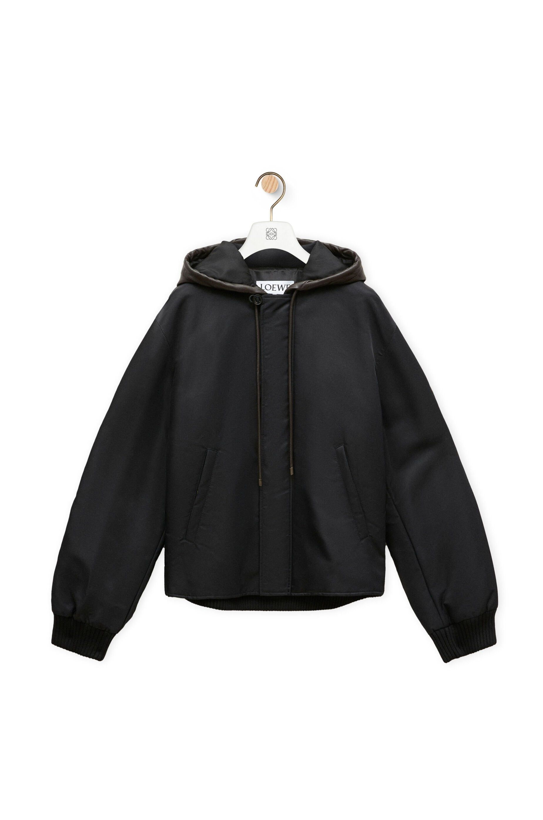 Loewe Hooded bomber jacket in nylon Size US M / EU 48-50 / 2 - 1 Thumbnail