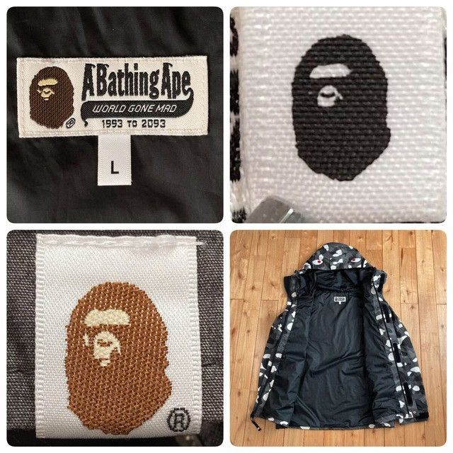 Bape 💫Glow in the dark💫 BAPE City Camo Shark Snowboard Jacket APE Size US L / EU 52-54 / 3 - 9 Thumbnail