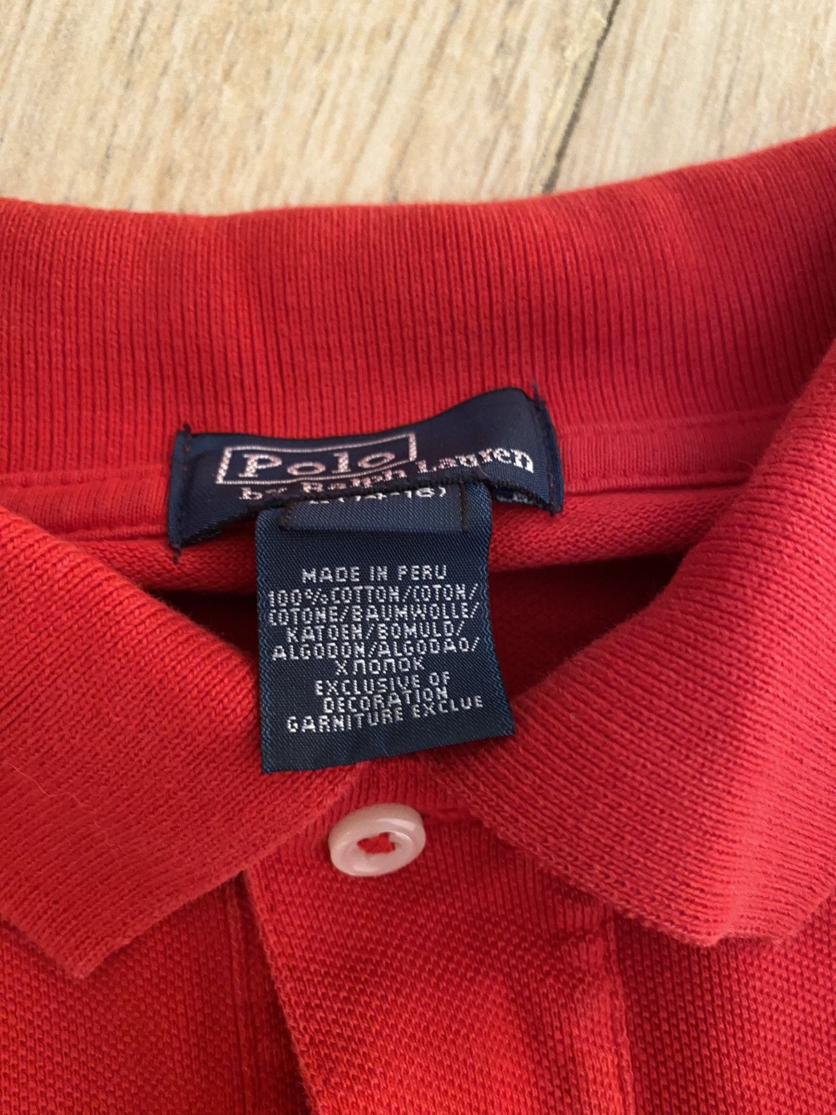 Polo Ralph Lauren × Vintage Polo Ralph Lauren distressed rugby sweatshirt Size US S / EU 44-46 / 1 - 6 Thumbnail