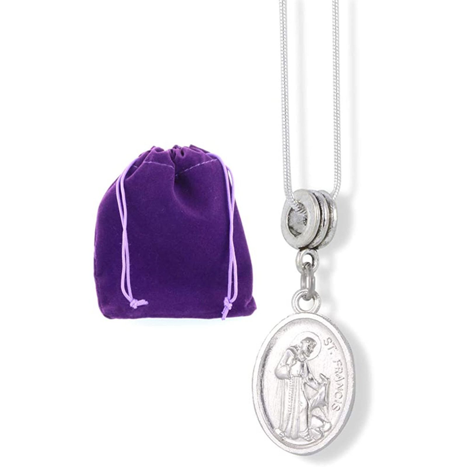 & Other Stories Saint Francis of Asissi Necklace | Saint Anthony Gifts Size ONE SIZE - 1 Thumbnail