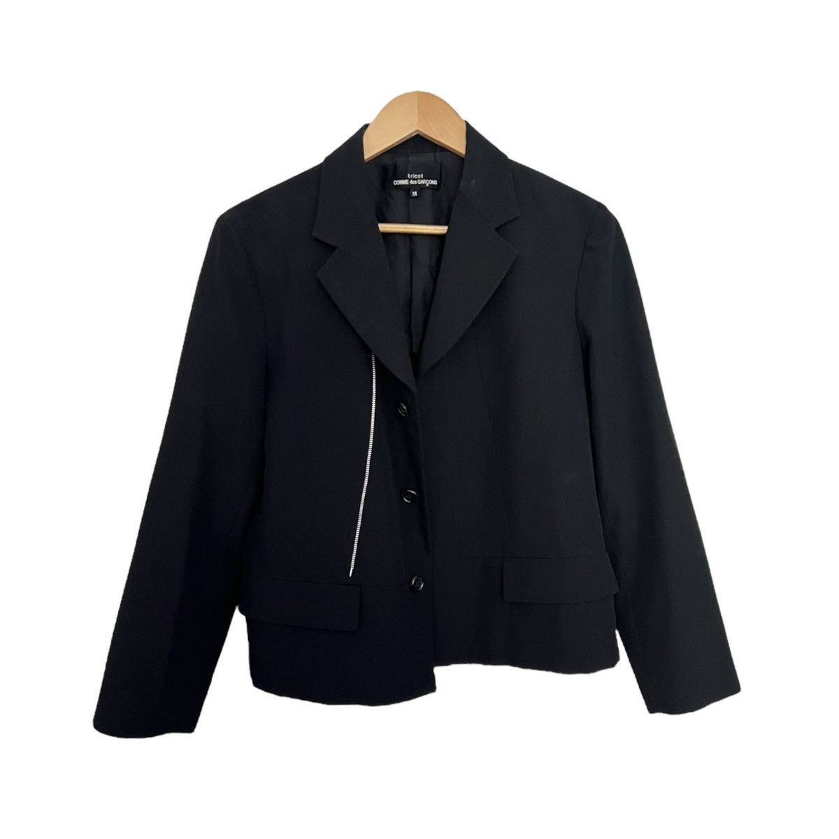 tricot COMME des GARCONS Wool Switching Stitch Design Jacket
