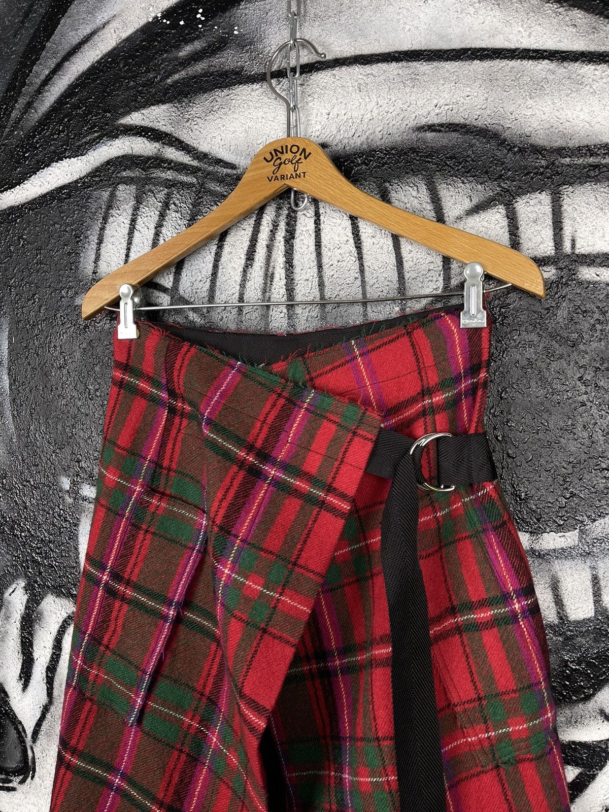 Moncler Moncler Genius 1952 Gonna Plaid Virgin Wool Wrapped Skirts Size 27" / US 4 / IT 40 - 3 Thumbnail