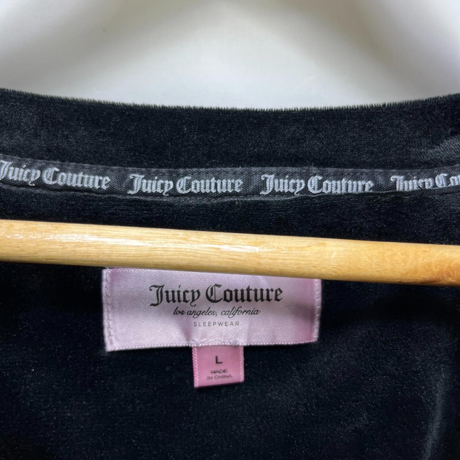 Juicy Couture Jeans Vintage Juicy Couture Y2K Sleepwear Shirt Women's Large Size L / US 10 / IT 46 - 3 Thumbnail