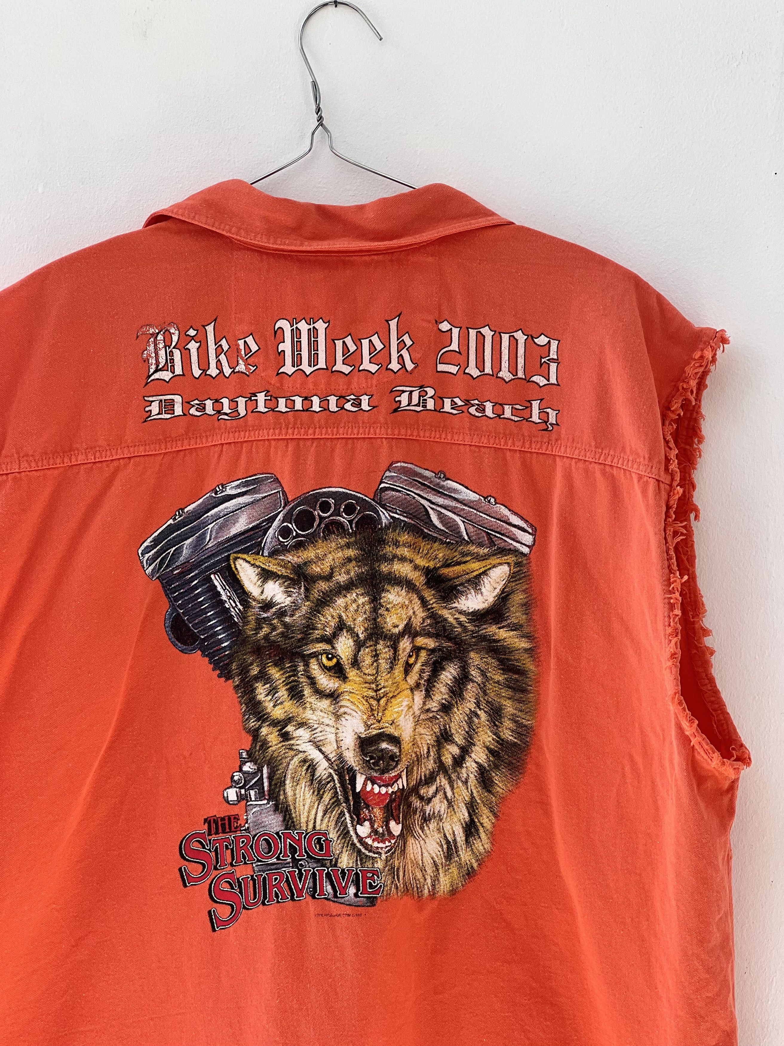 Band Tees BikerDesign `2003` vintage vest Size US XXL / EU 58 / 5 - 9 Thumbnail