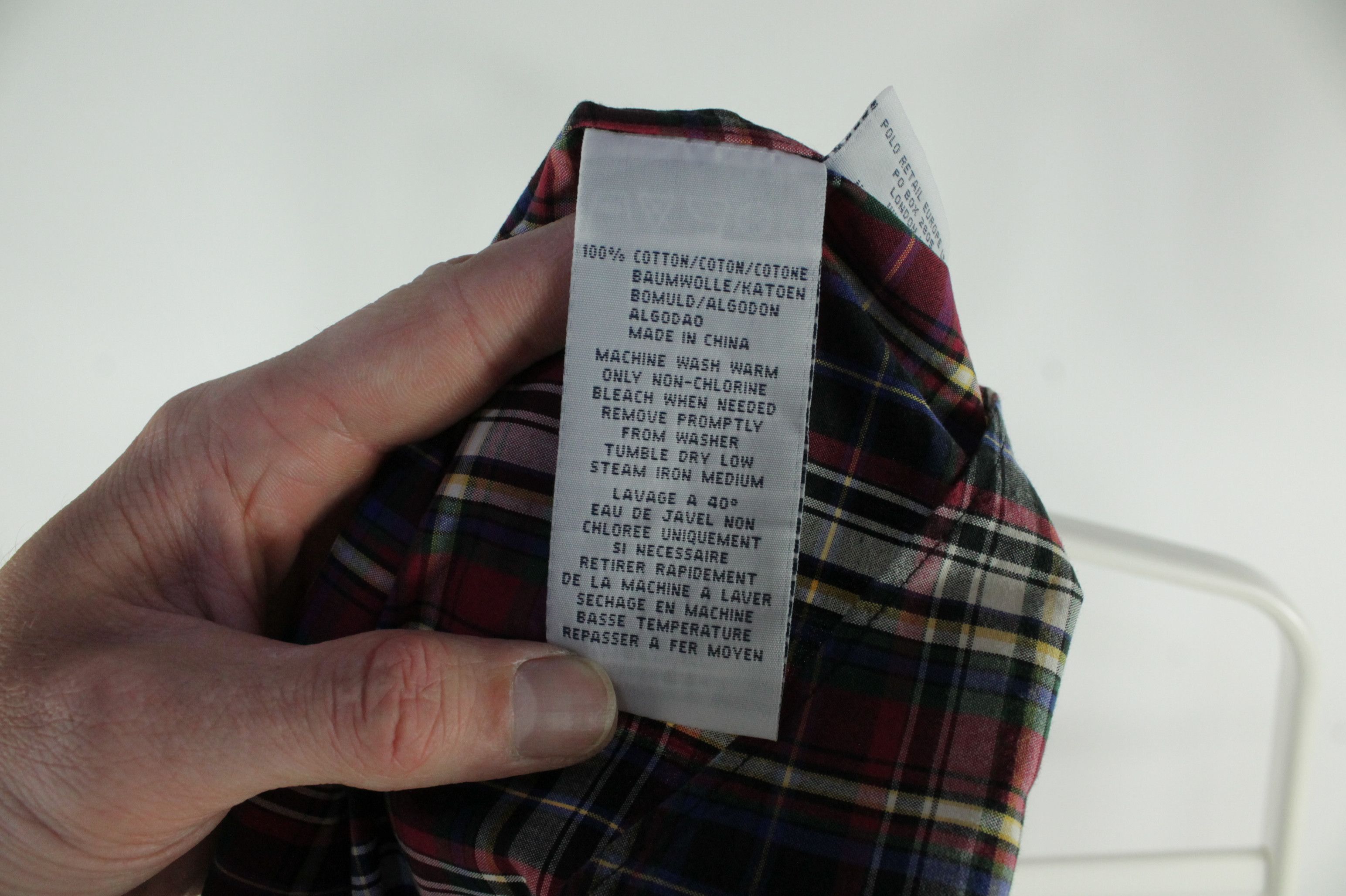 Polo Ralph Lauren Vintage Polo Ralph lauren Custom Fit Casual Plaid Shirt Size US XL / EU 56 / 4 - 7 Thumbnail