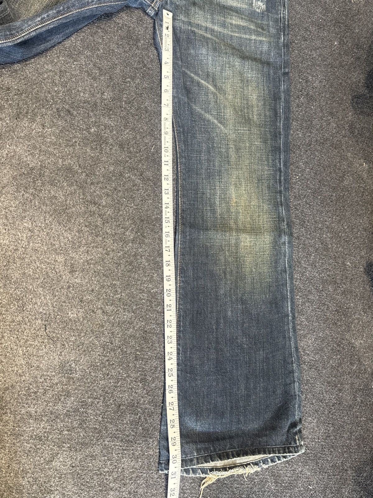 Diesel Title: Vintage Diesel Industry Denim Jeans - Distressed Wash Size US 32 / EU 48 - 16 Thumbnail