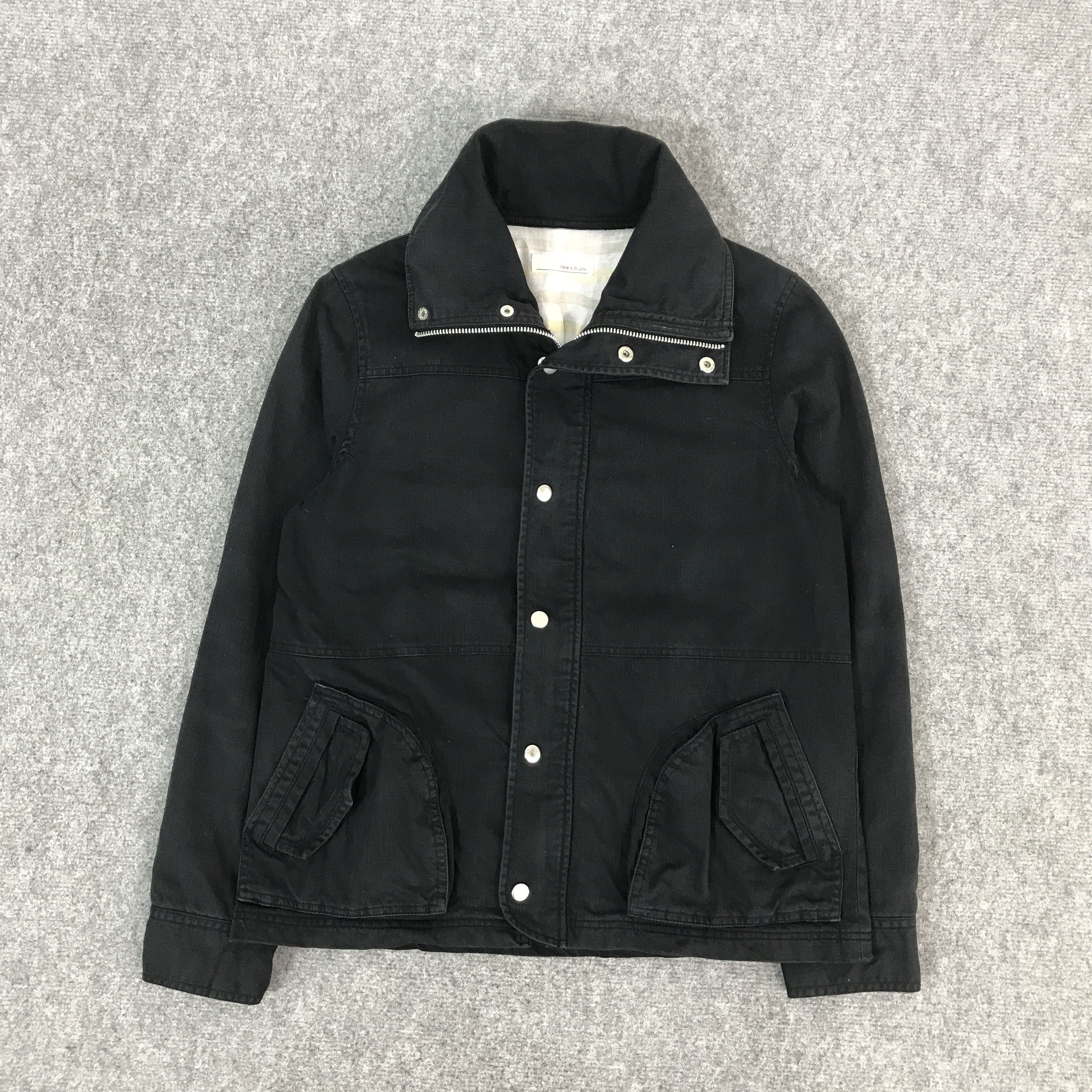 Japanese Brand HERE'S TO YOU DESIGN BONO STYLE BLACK JACKET Size US M / EU 48-50 / 2 - 1 Thumbnail