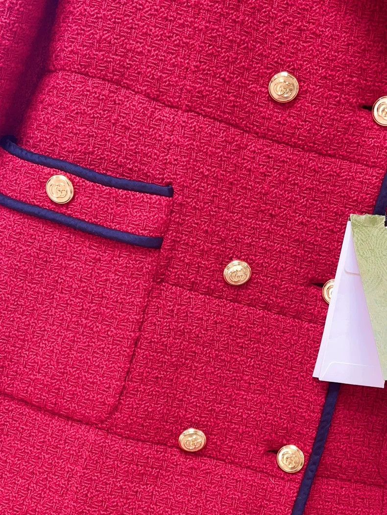 Gucci Gucci Red and blue rolled edge gold buckle medium and long Size S / US 4 / IT 40 - 4 Thumbnail