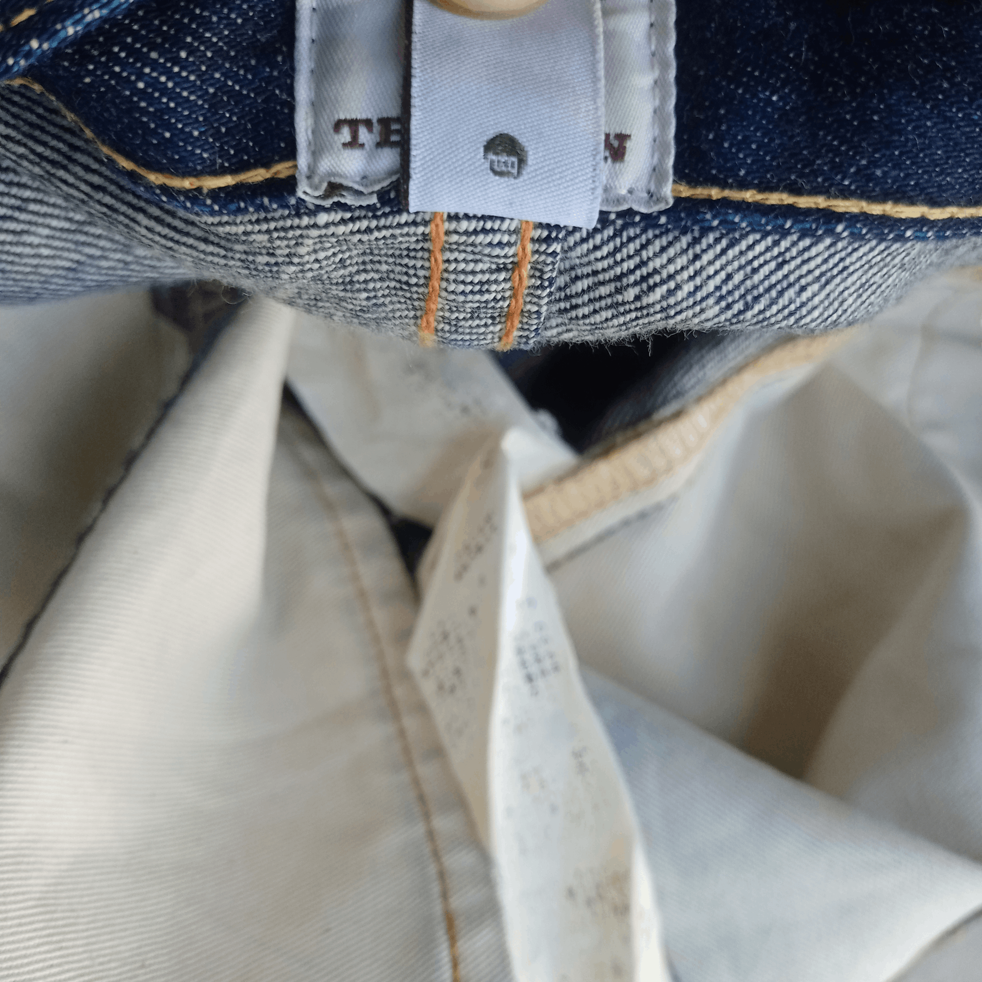 Tellason Vintage USA TELLASON Sheffield Selvedge Loose Jeans Size US 29 - 12 Thumbnail