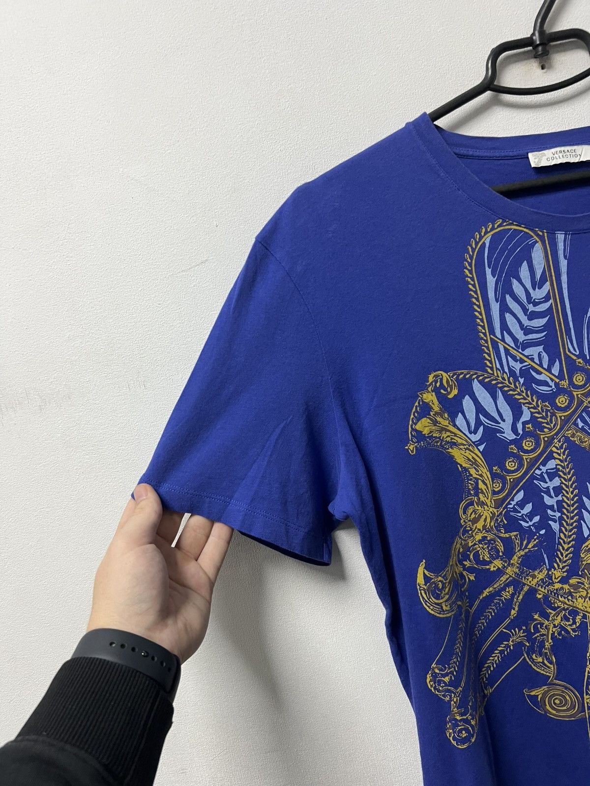 Versace Mens Vintage Versace T-shirt Big logo Tee luxury M Size Size US XL / EU 56 / 4 - 2 Thumbnail