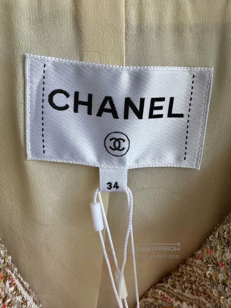 Other Chanel 24C heavy industry coloured metal wire sequin braid Size XXS / US 00 / IT 34 - 5 Thumbnail