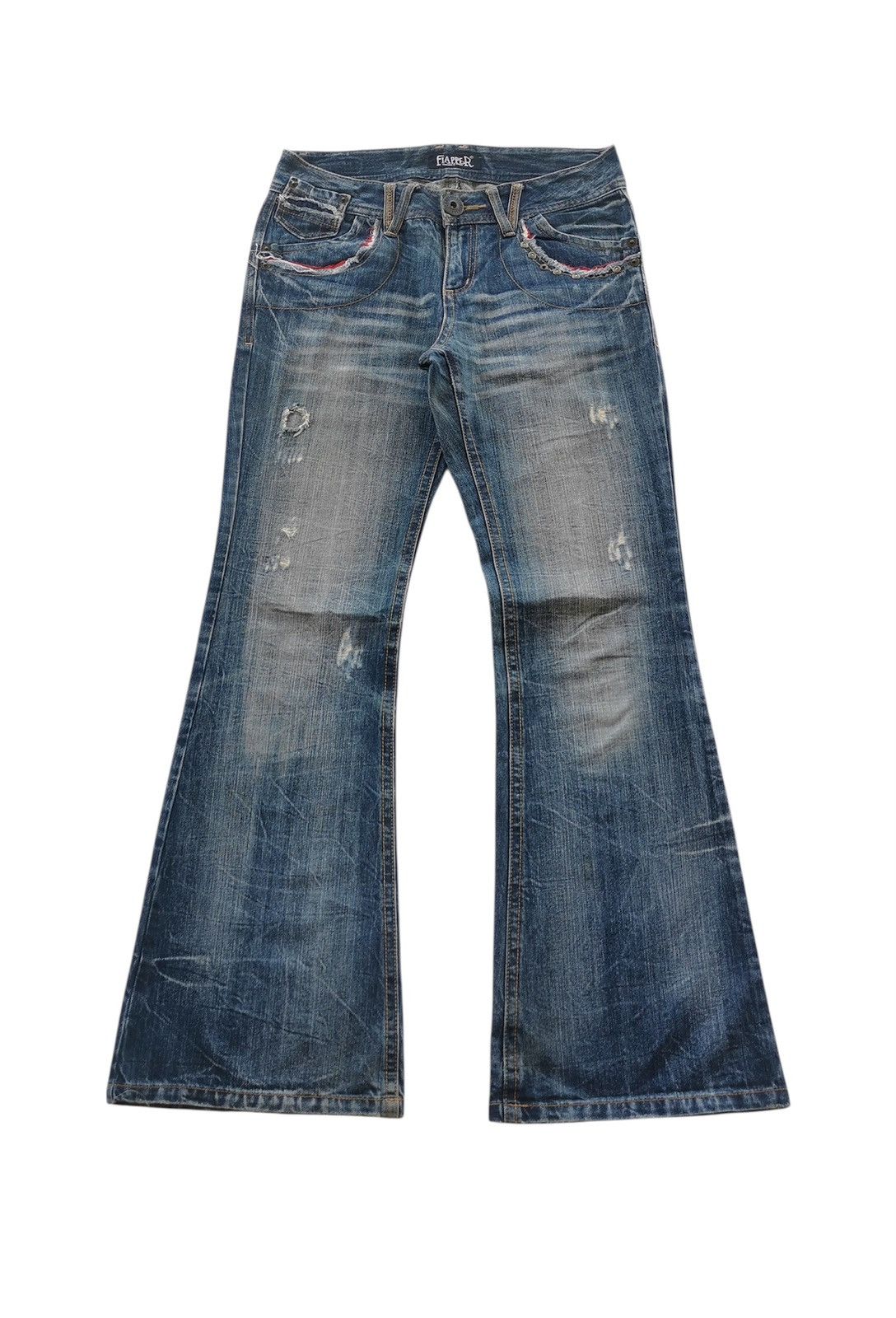 14th Addiction Flared Bootcut Fiapper Japan Jeans Size US 30 / EU 46 - 1 Thumbnail