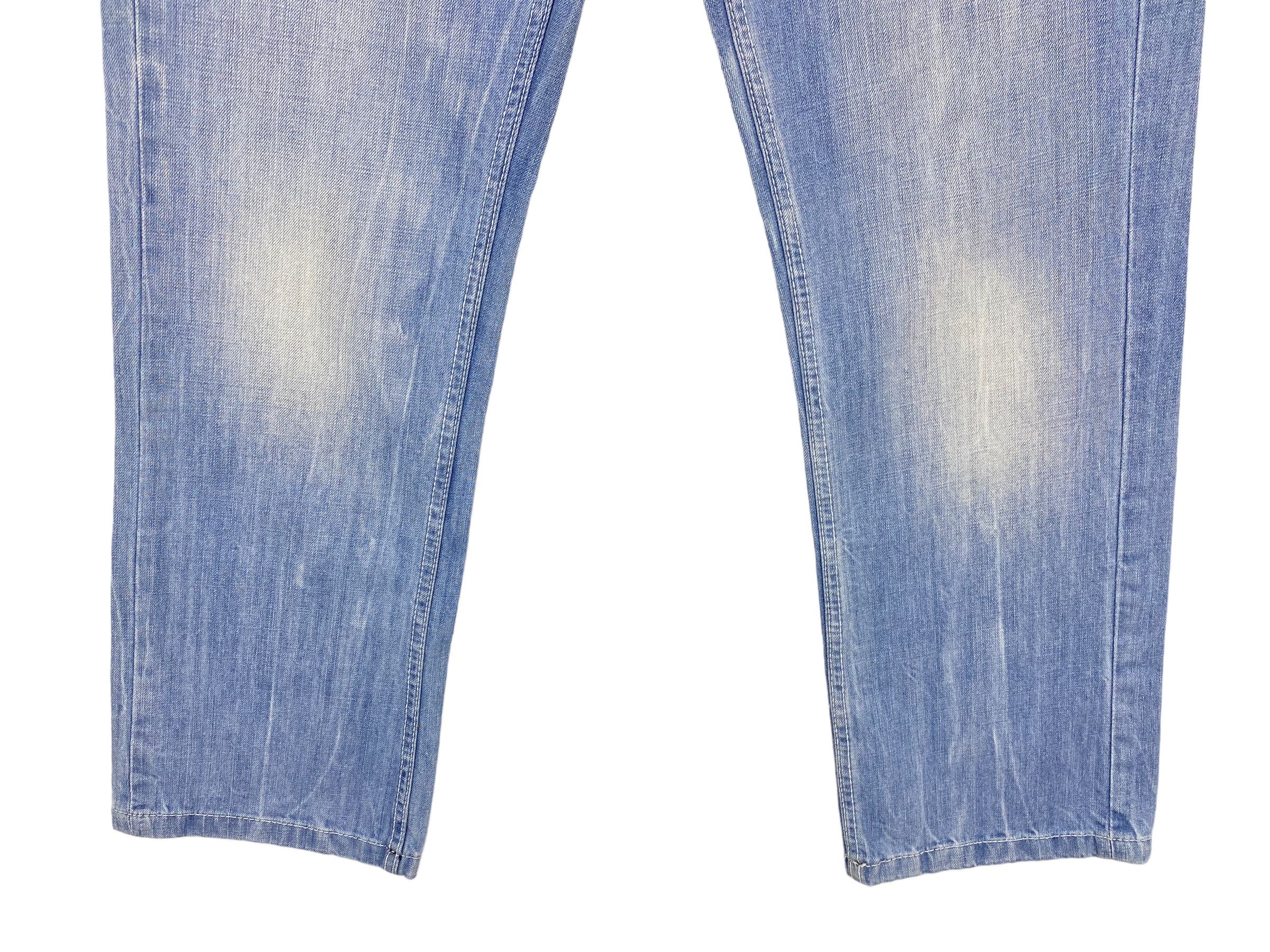 Japanese Brand Dodeca Jeans Light Wash Jeans Tapered Leg Jeans Size US 32 / EU 48 - 5 Thumbnail